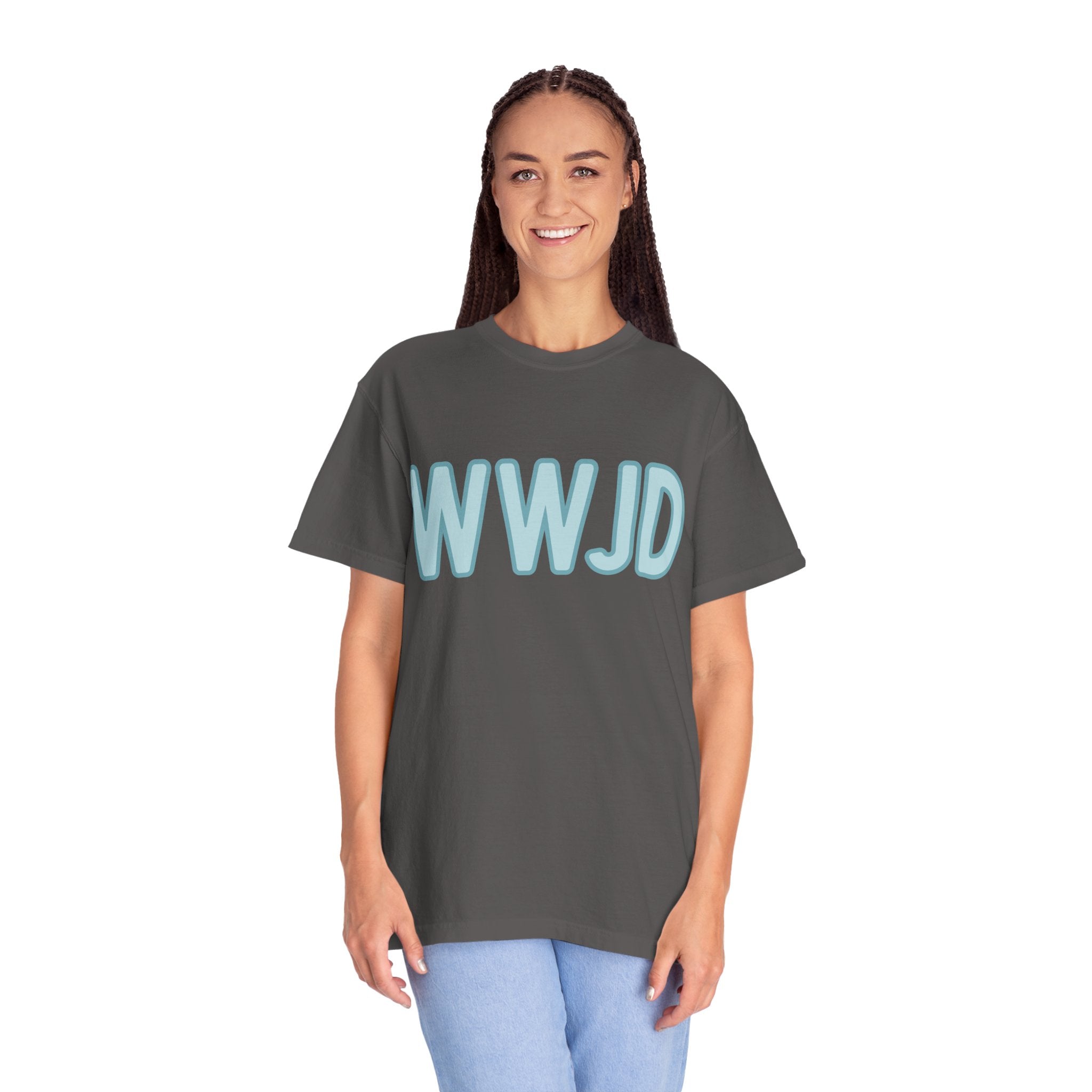 WWJD Unisex Garment-Dyed T-Shirt
