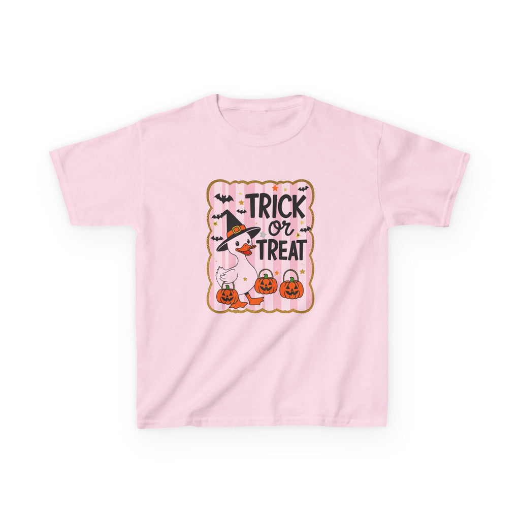 Halloween Trick or Treat Goose Girls Tee