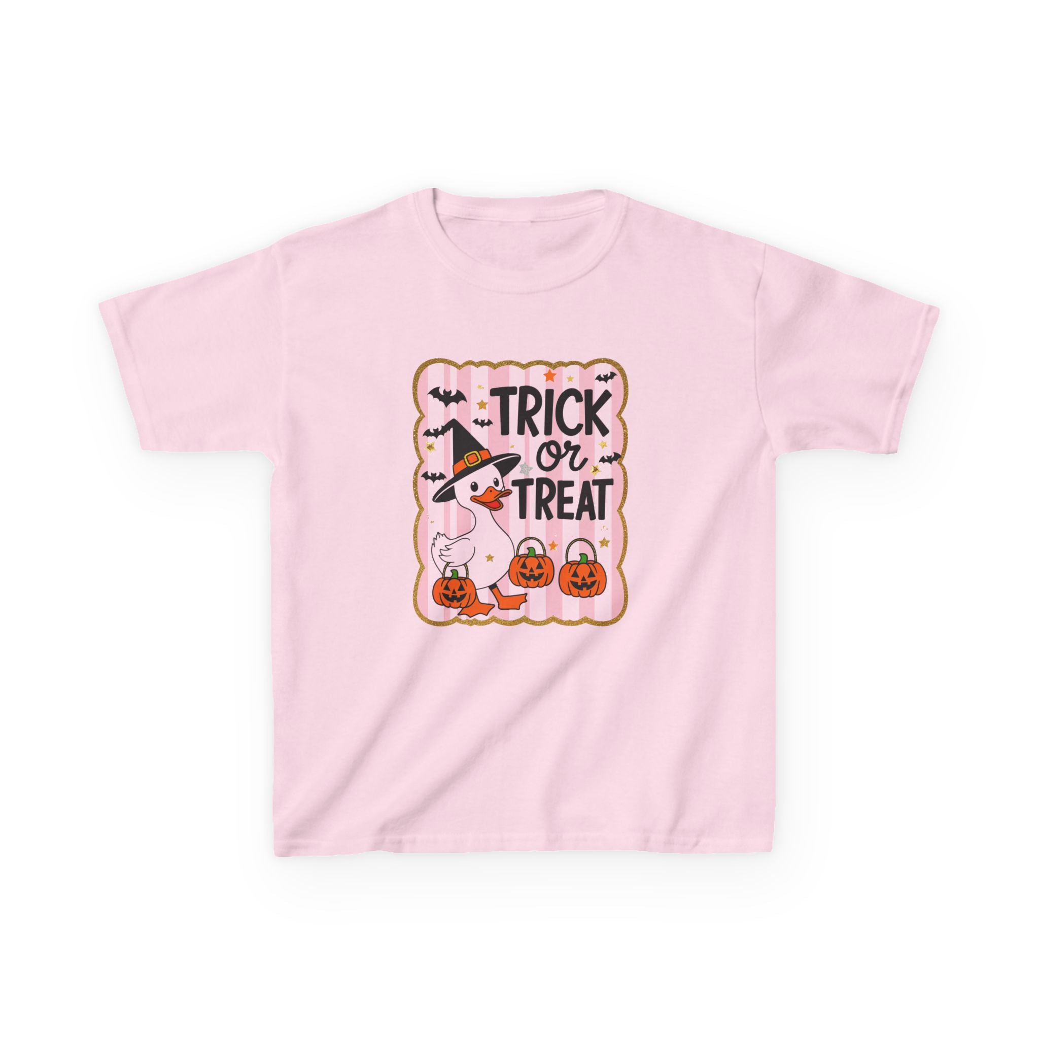 Halloween Trick or Treat Goose Girls Tee