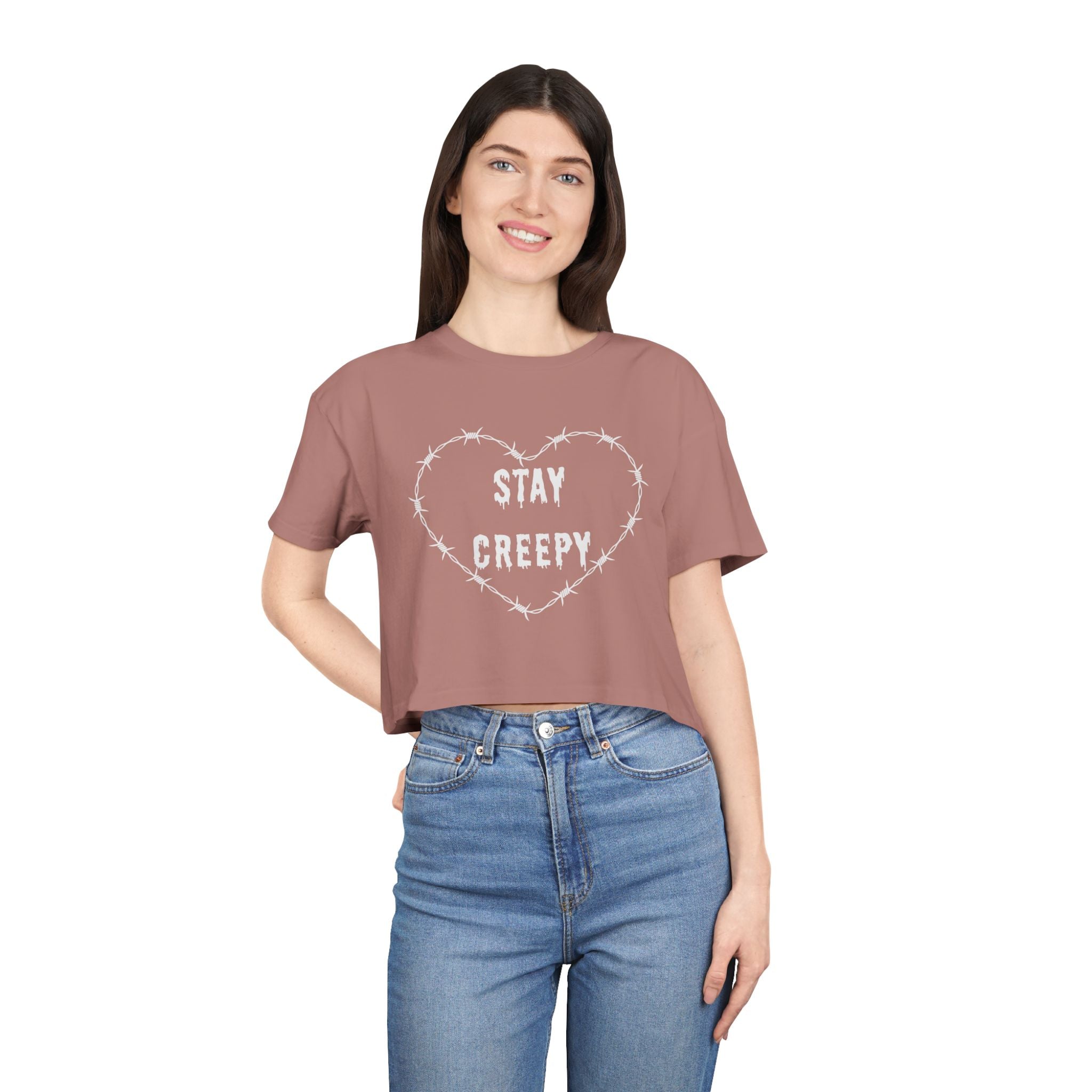 Creepy Women's Crop Tee