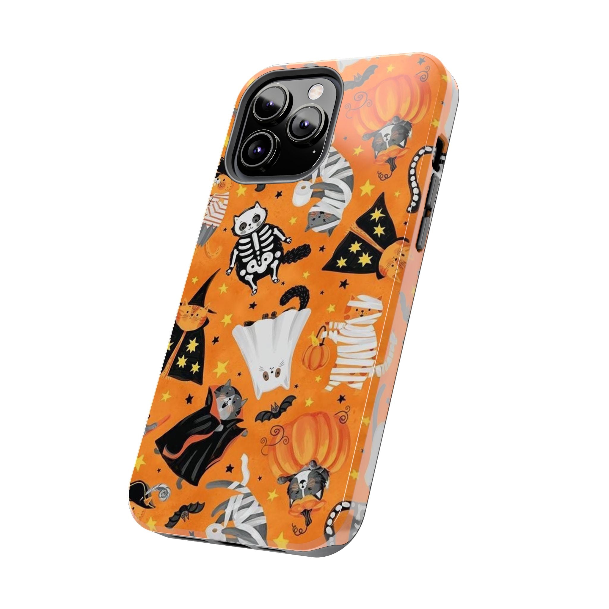 Spooky-Cat Halloween Tough Phone Case