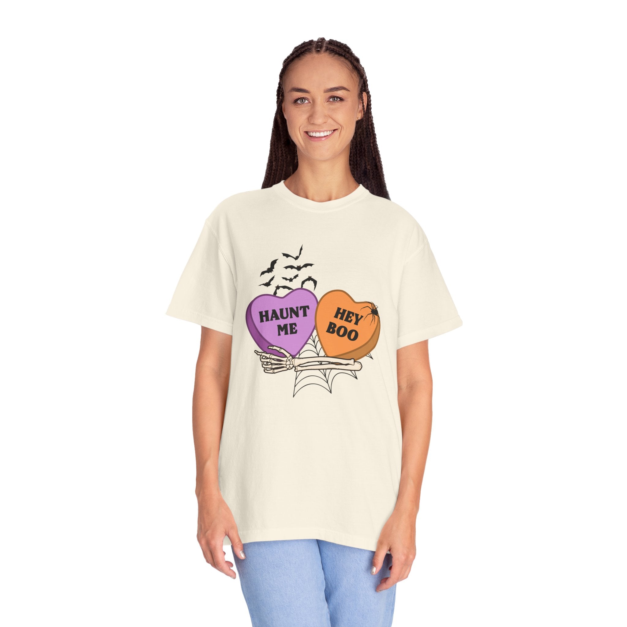 Comfort Color Halloween Candy Heart T-Shirt