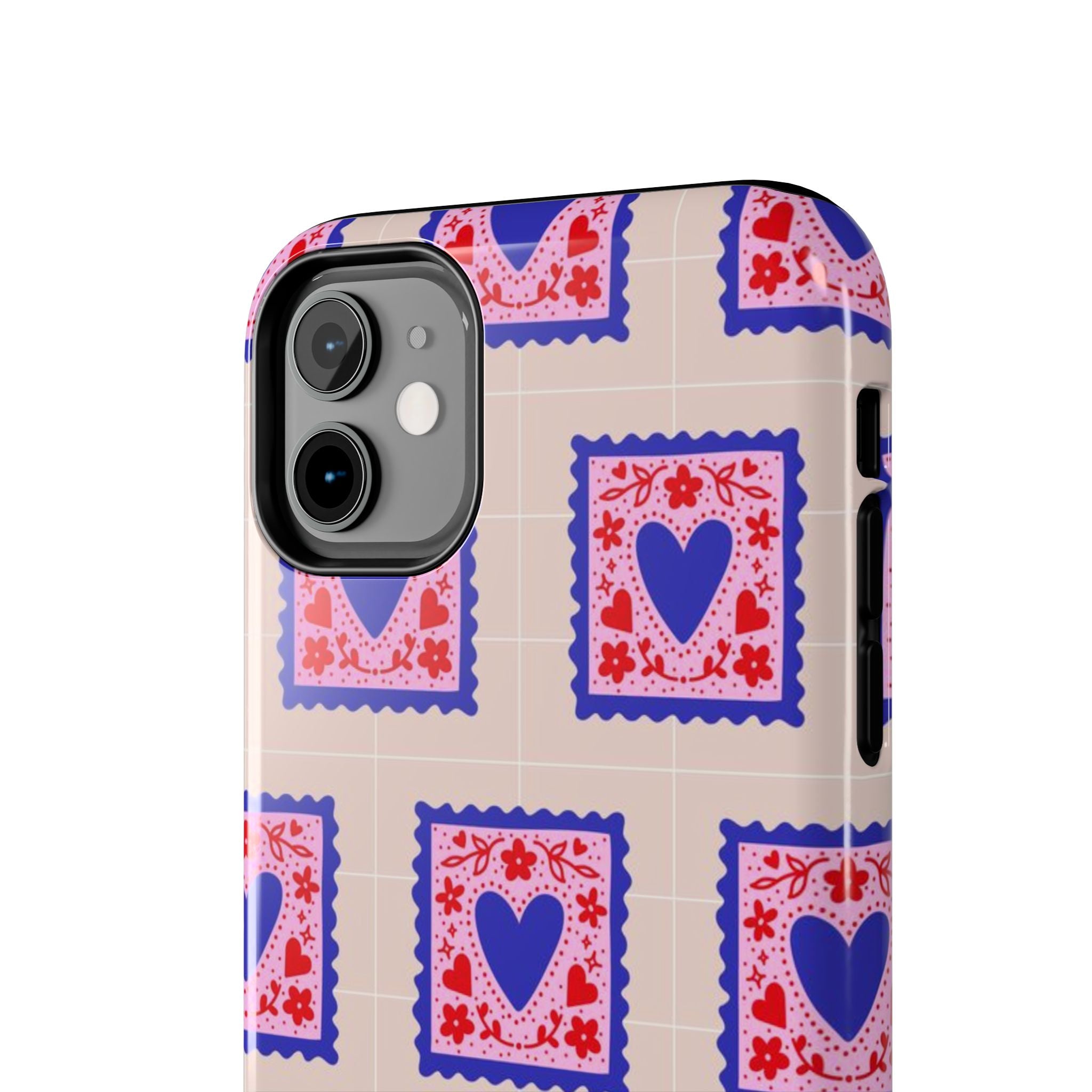 Heart Stamp Tough Phone Case