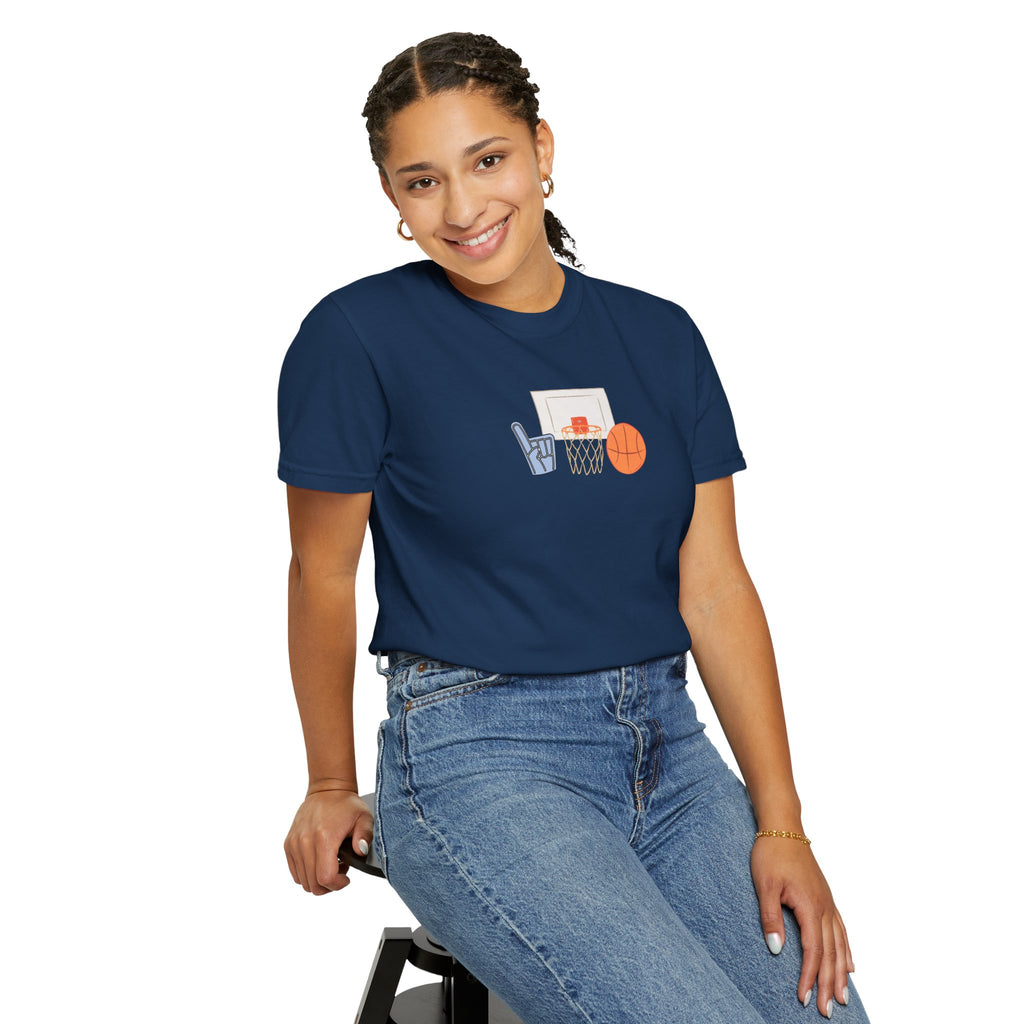 Basketball Fan Unisex Garment-Dyed T-Shirt