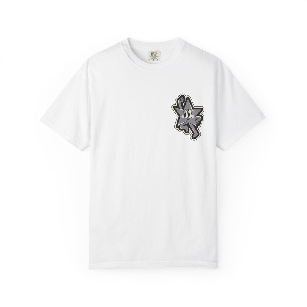 Garment-Dyed T-Shirt with 'Saved By Grace' Design