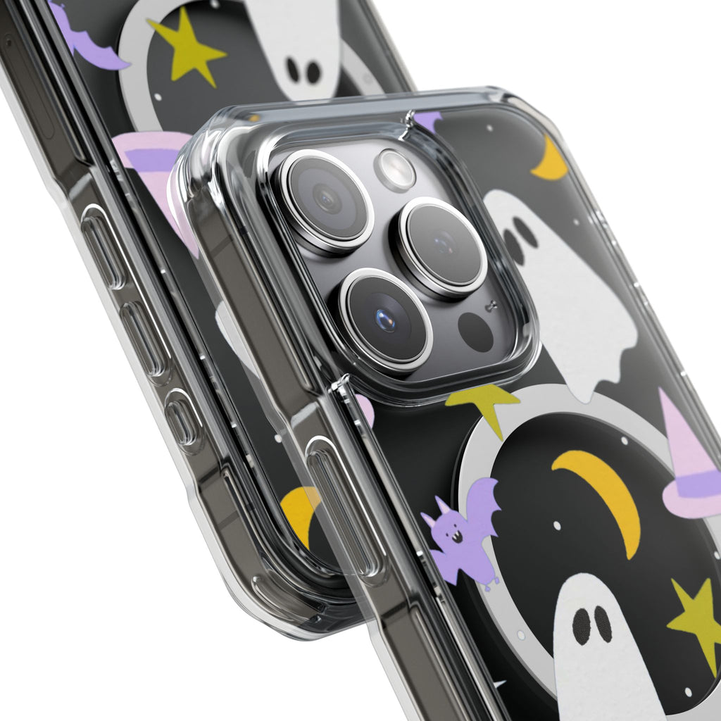 Ghost Transparent Background Magnetic Clear Impact Case