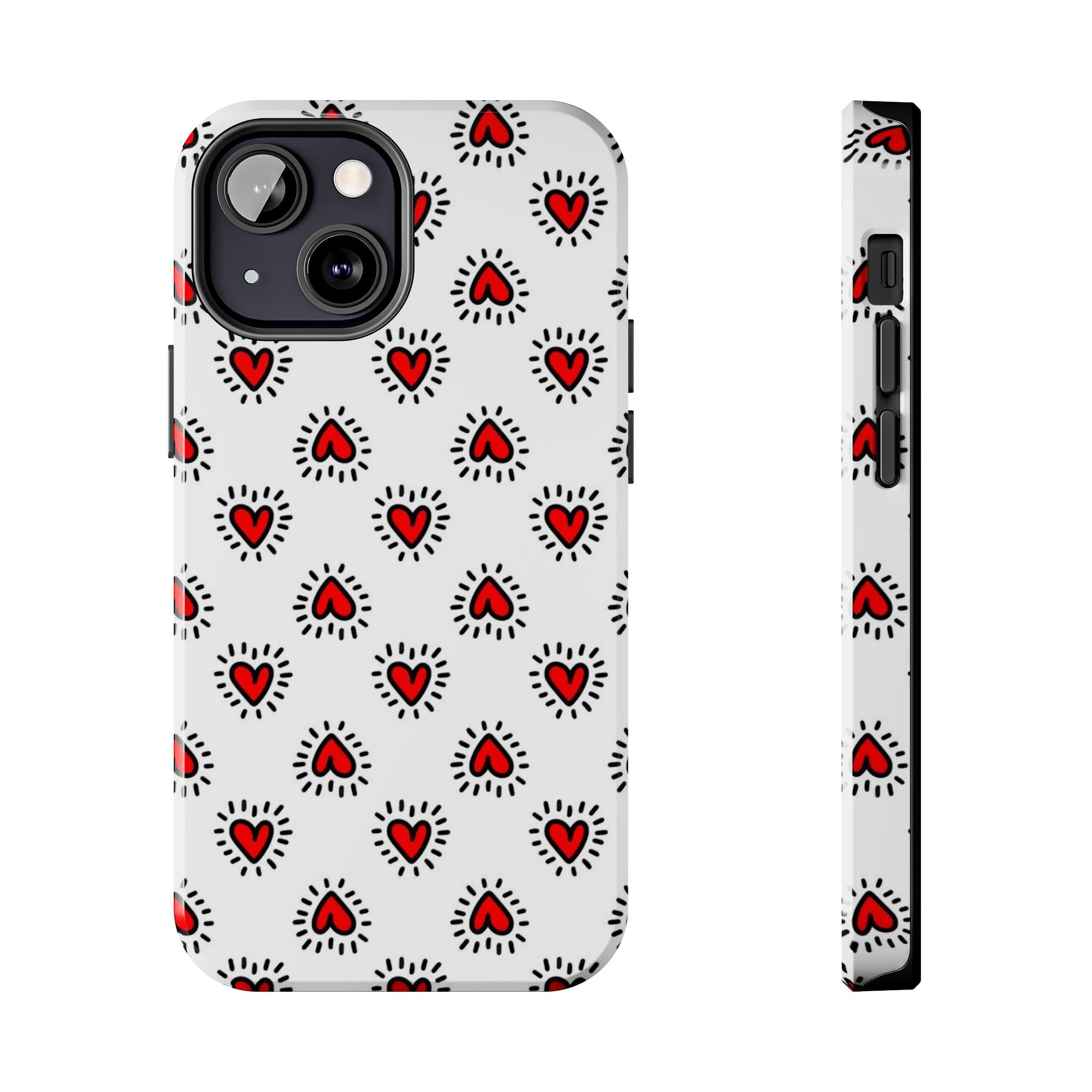 Heart Doodle Tough Phone Case