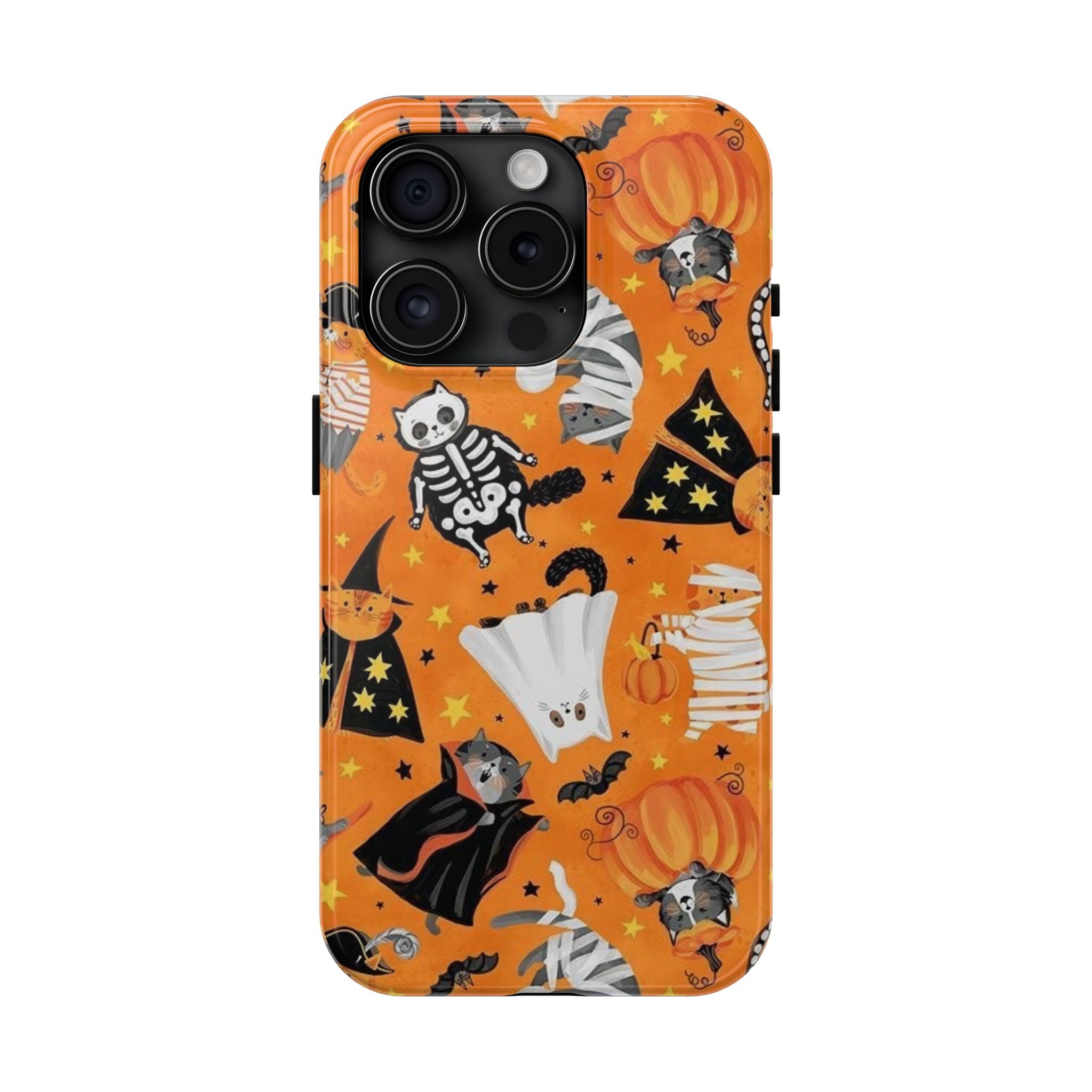 Spooky-Cat Halloween Tough Phone Case