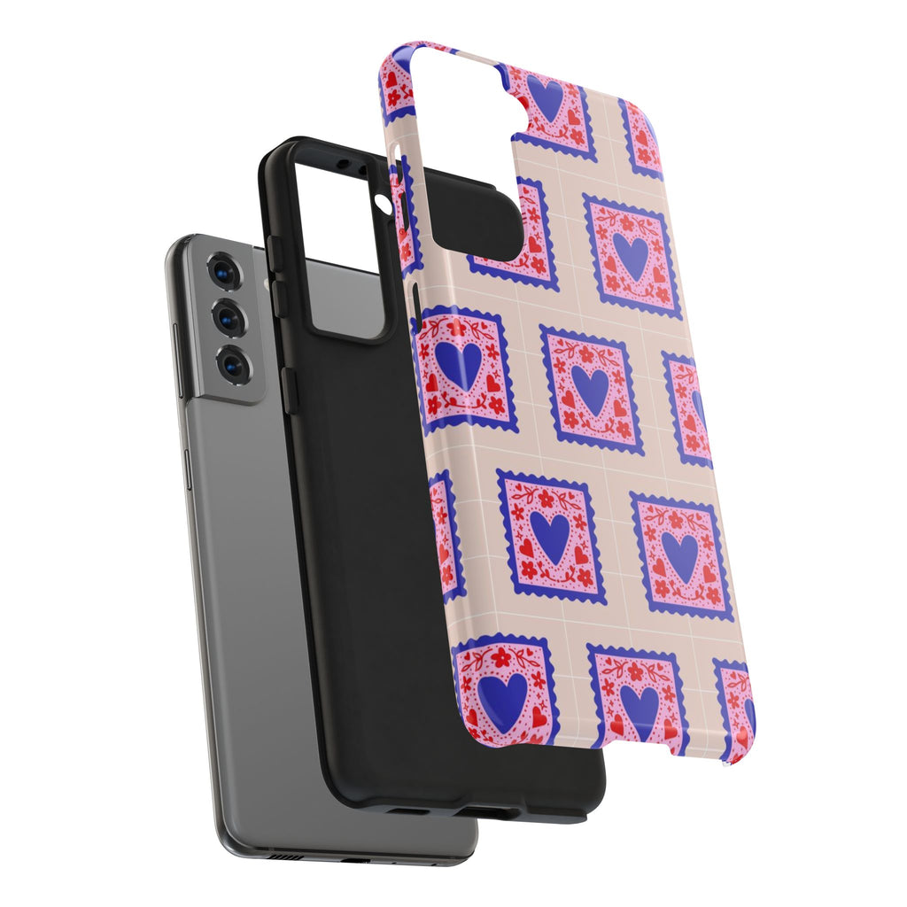Heart Stamp Tough Phone Case