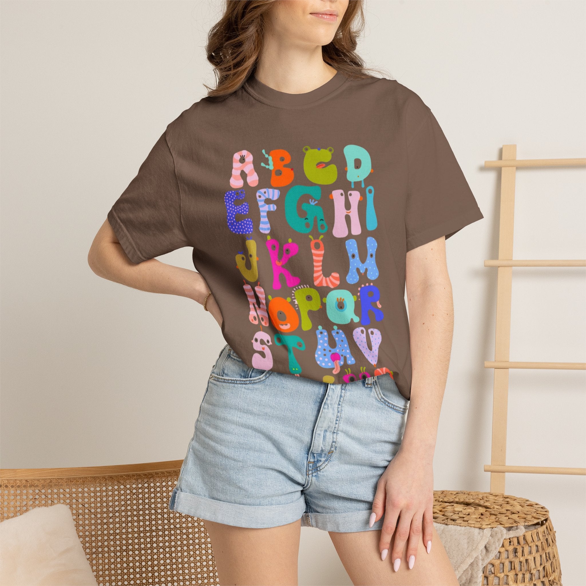 Funky Alphabet Tee