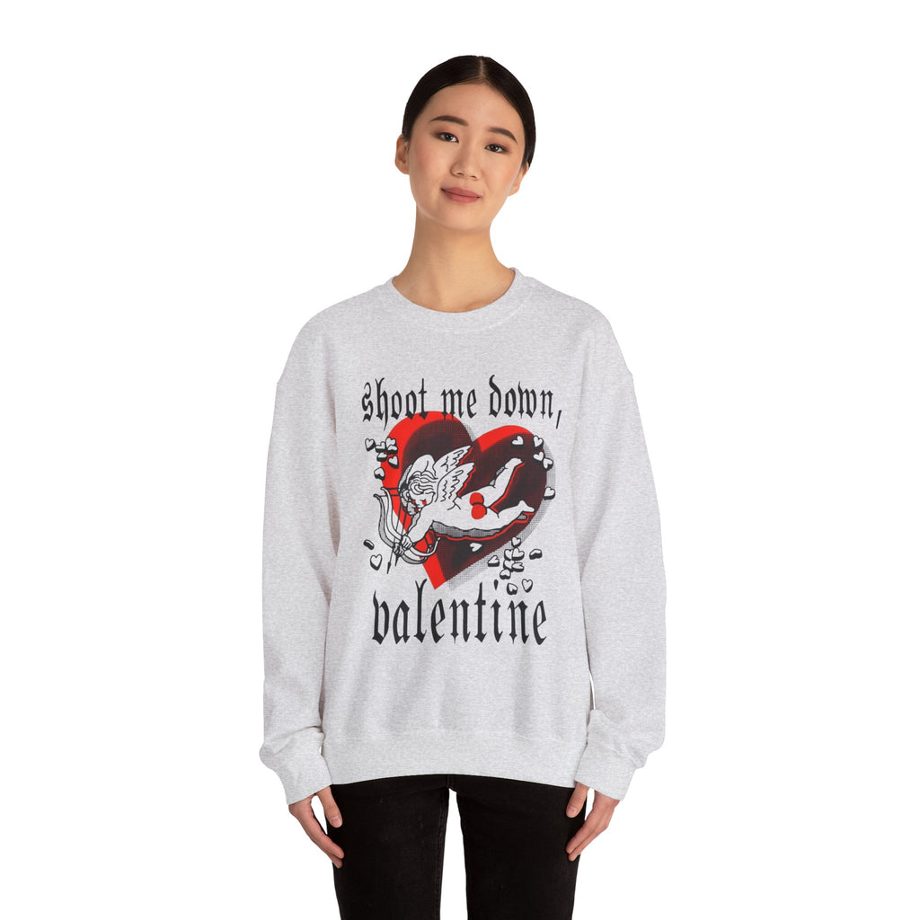 Edgy Gothic Valentine Crewneck