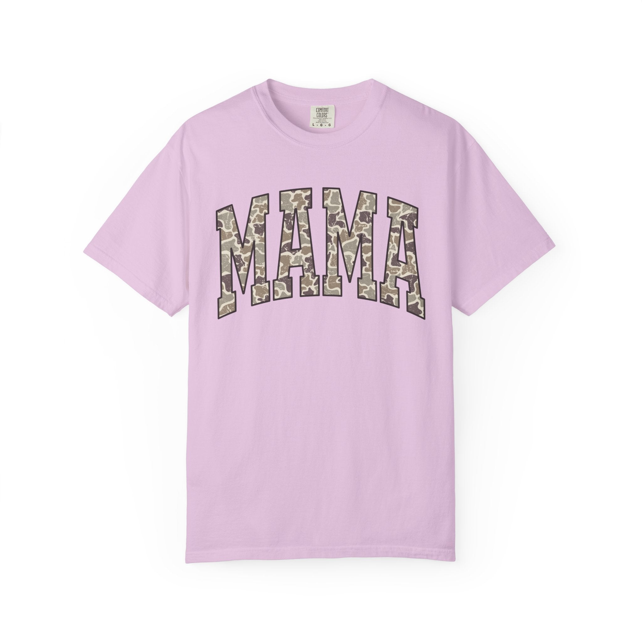 Camo Mama T-Shirt, Perfect Gift for Moms, Casual Everyday Wear, Summer Fashion, Great for Mother's Day