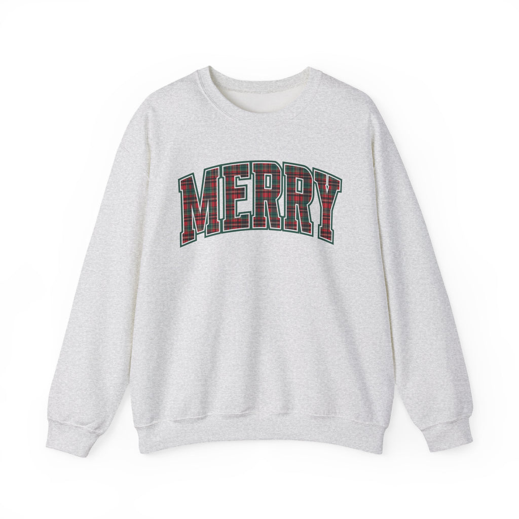 Merry Plaid Crewneck Sweatshirt