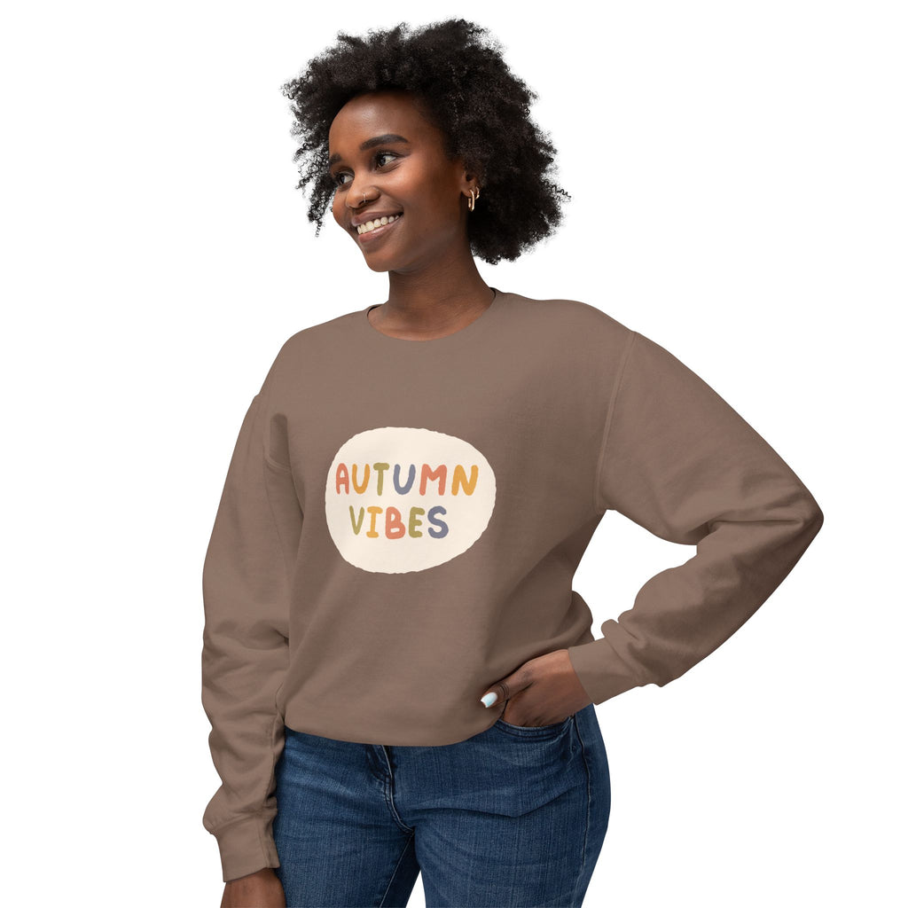 Autumn Vibes Lightweight Crewneck Sweatshirt