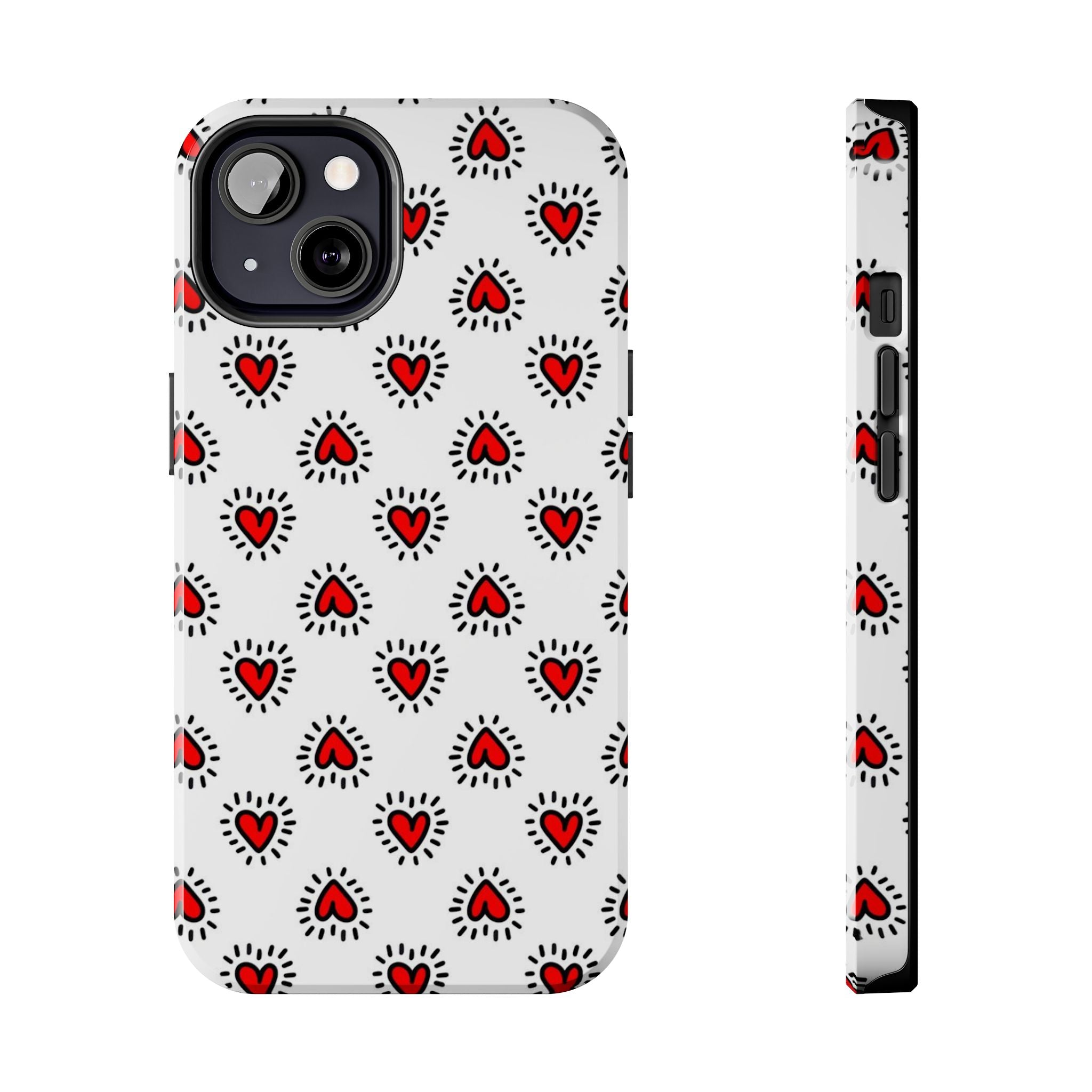 Heart Doodle Tough Phone Case