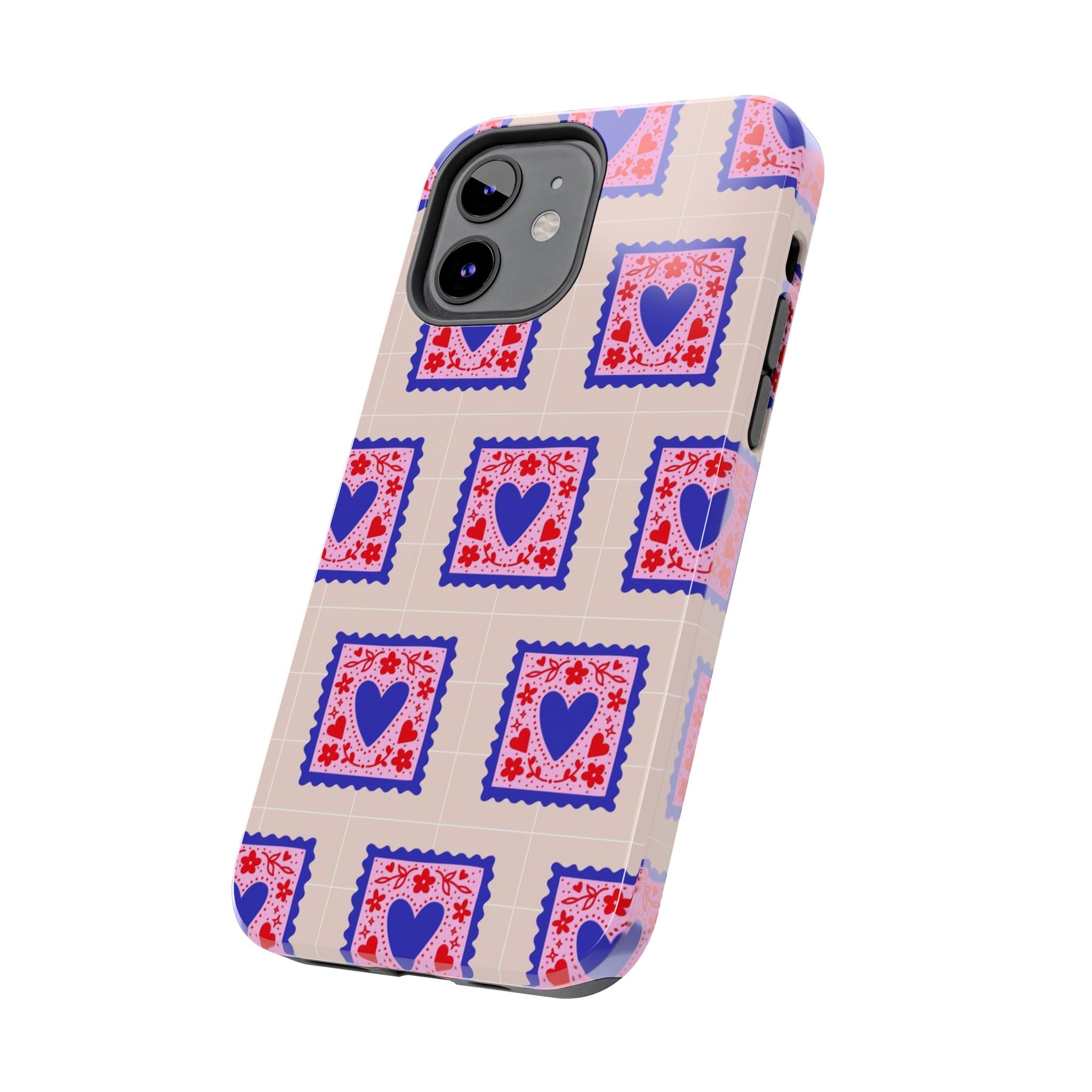 Heart Stamp Tough Phone Case