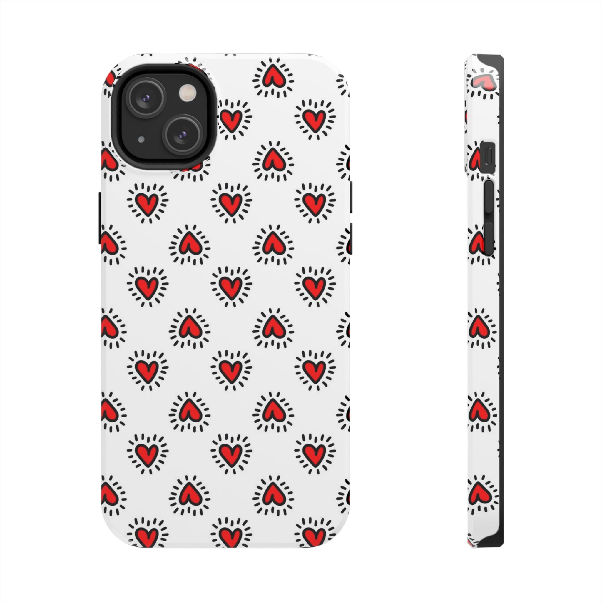 Heart Doodle Tough Phone Case