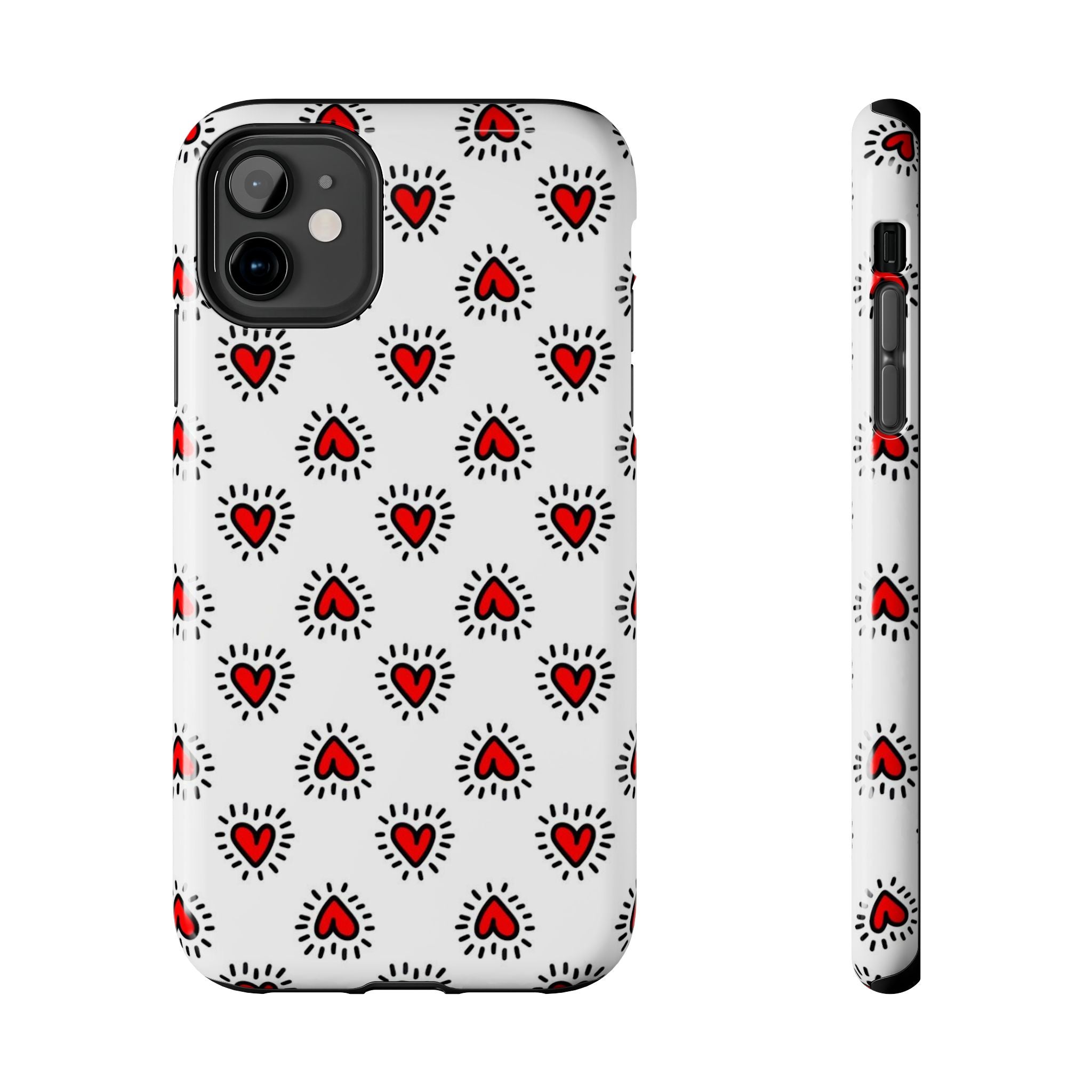Heart Doodle Tough Phone Case