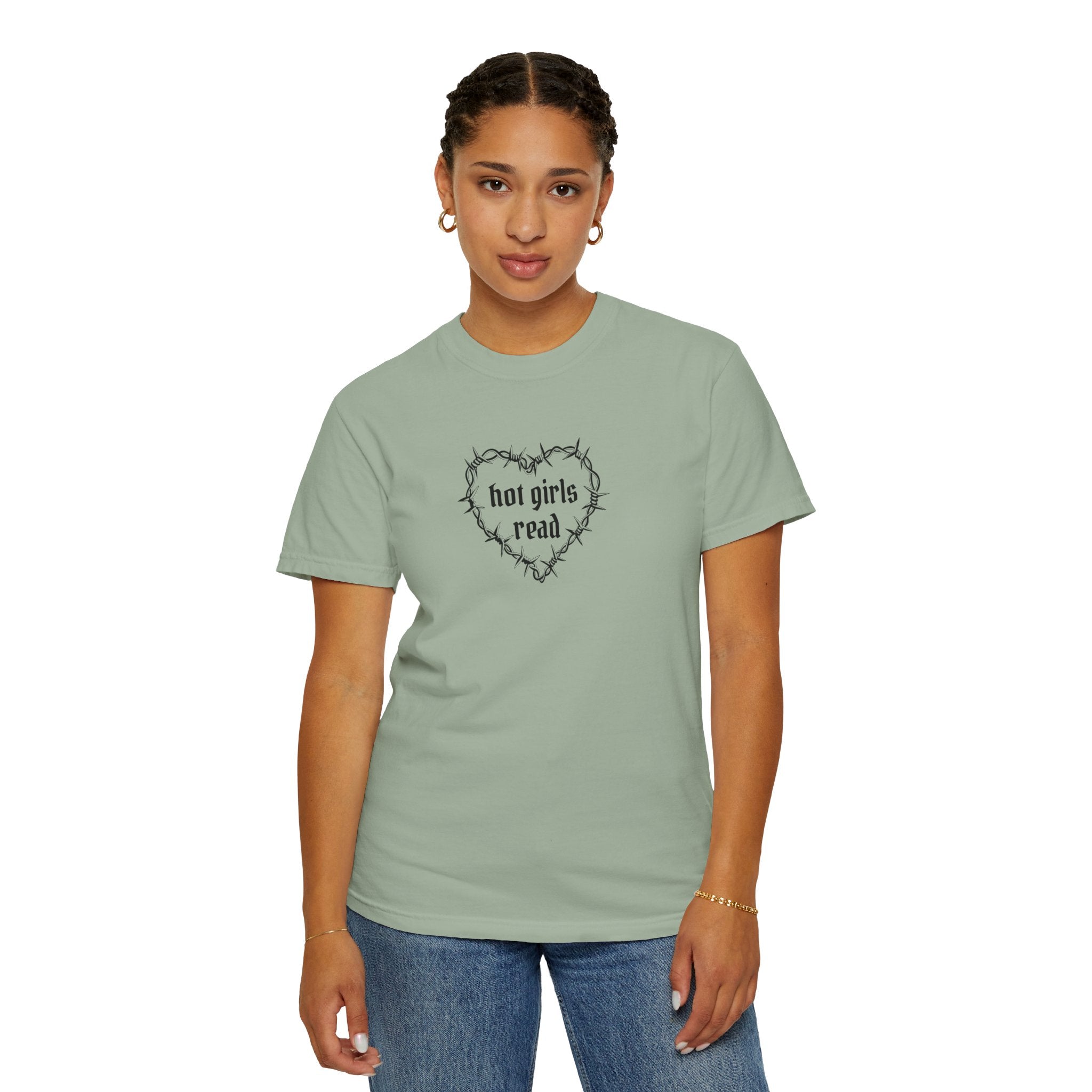 Hot Girls Read Comfort Color Tee