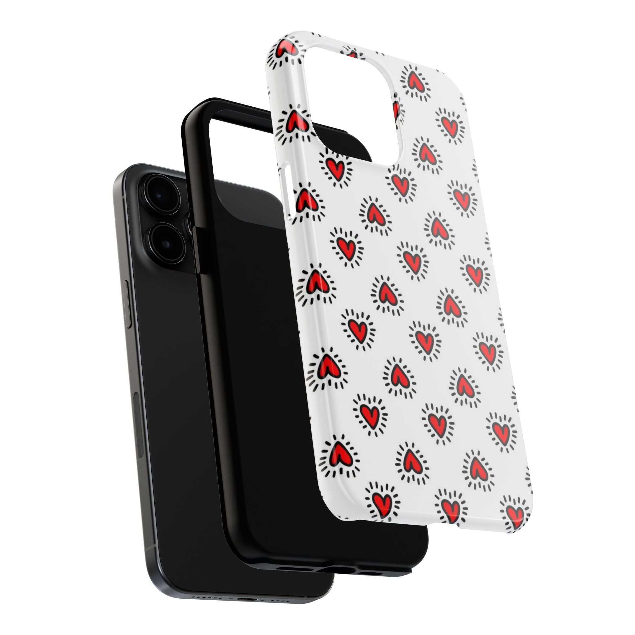 Heart Doodle Tough Phone Case
