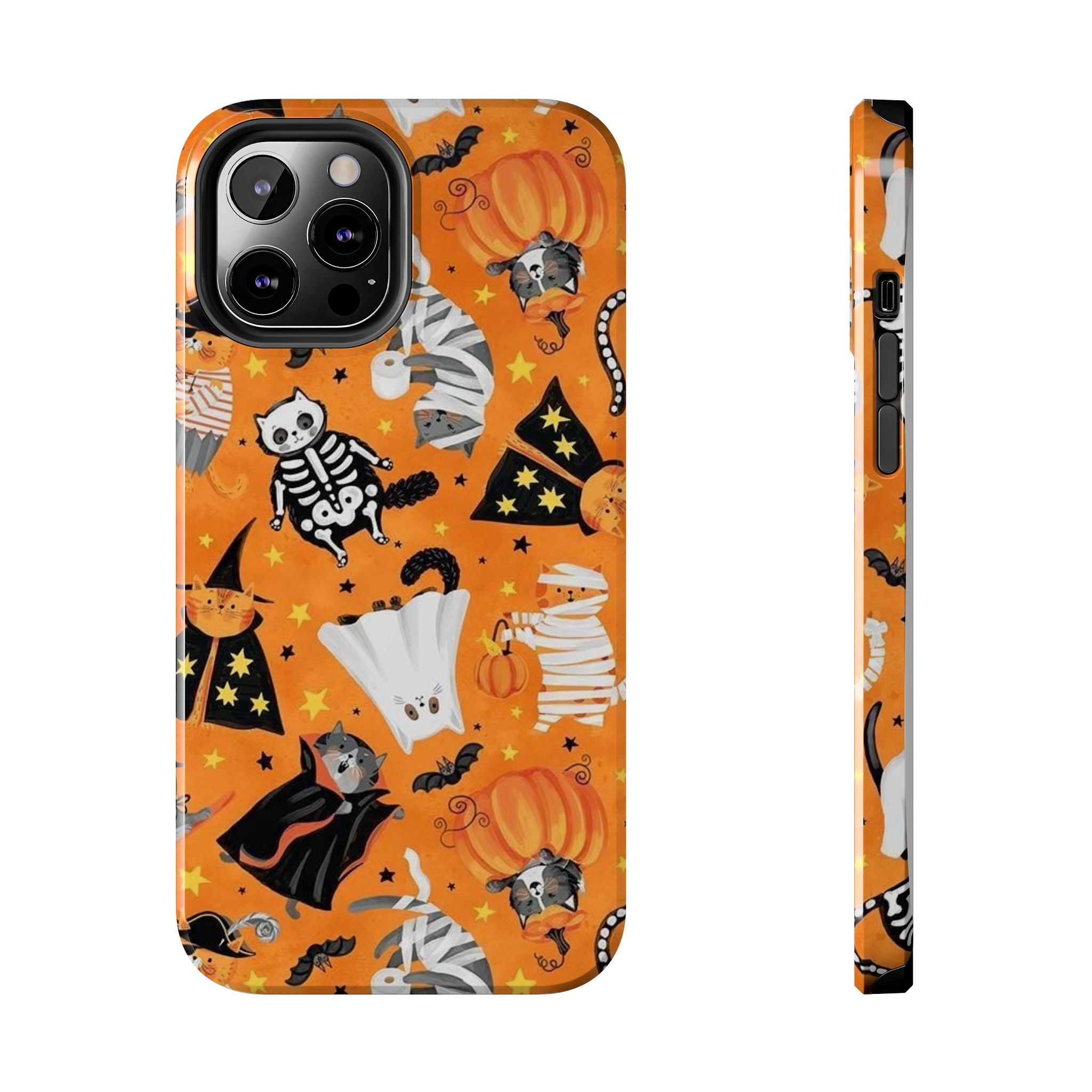 Spooky-Cat Halloween Tough Phone Case