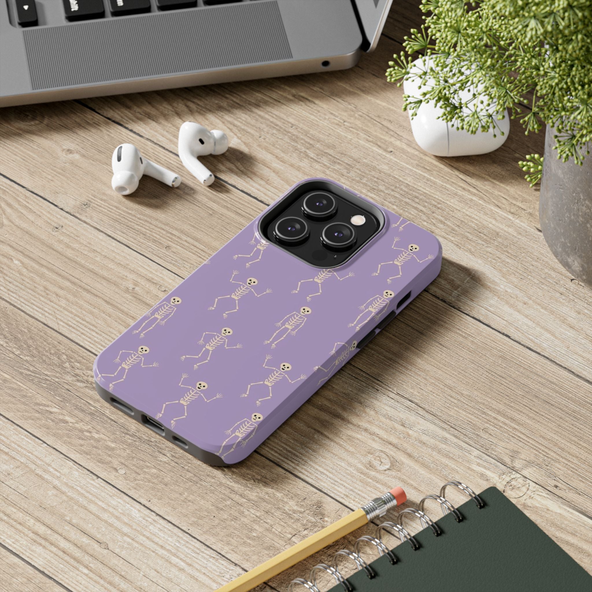 Skeleton Dance Tough Phone Case