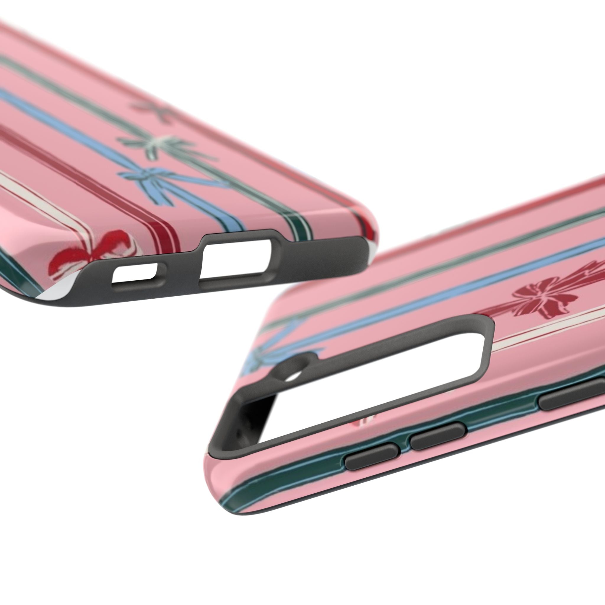 Holiday Bow Pattern Tough Phone Case