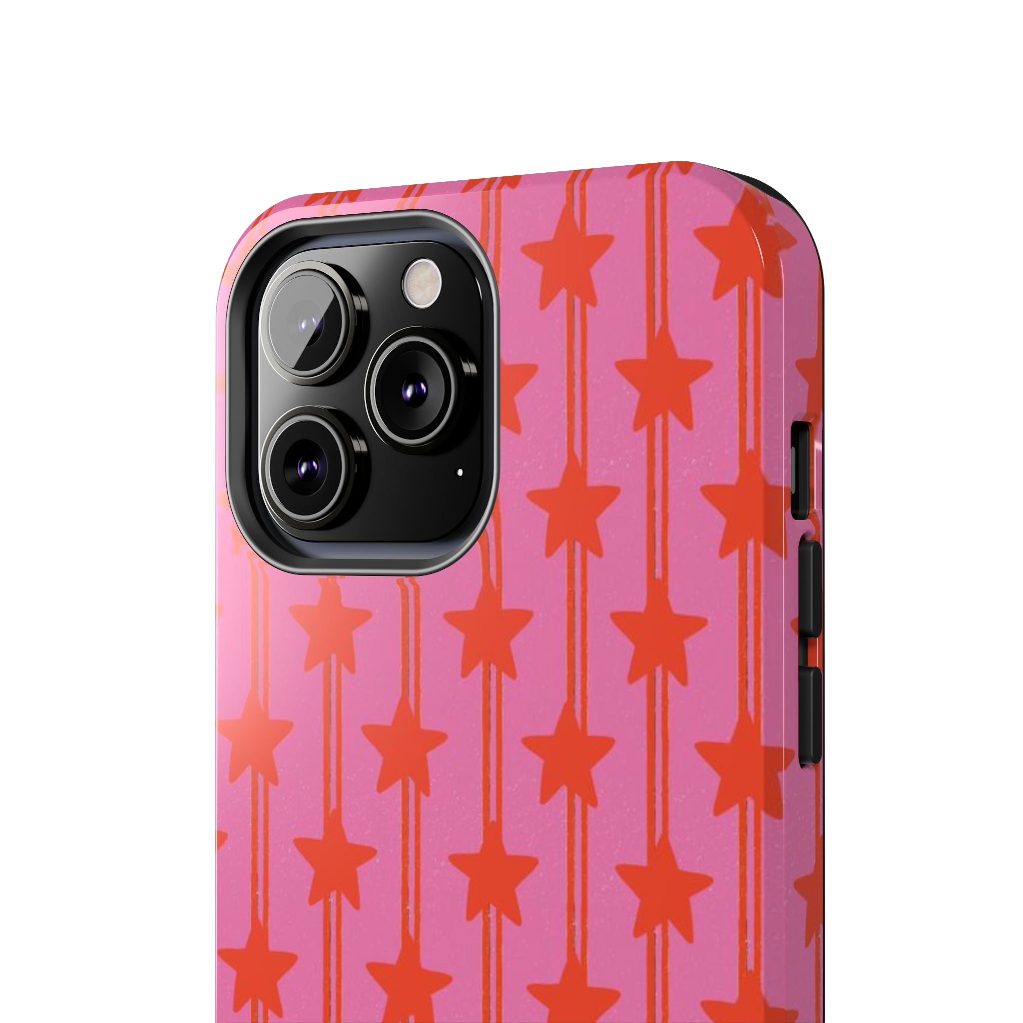 Pink Star Stripe Tough Phone Case