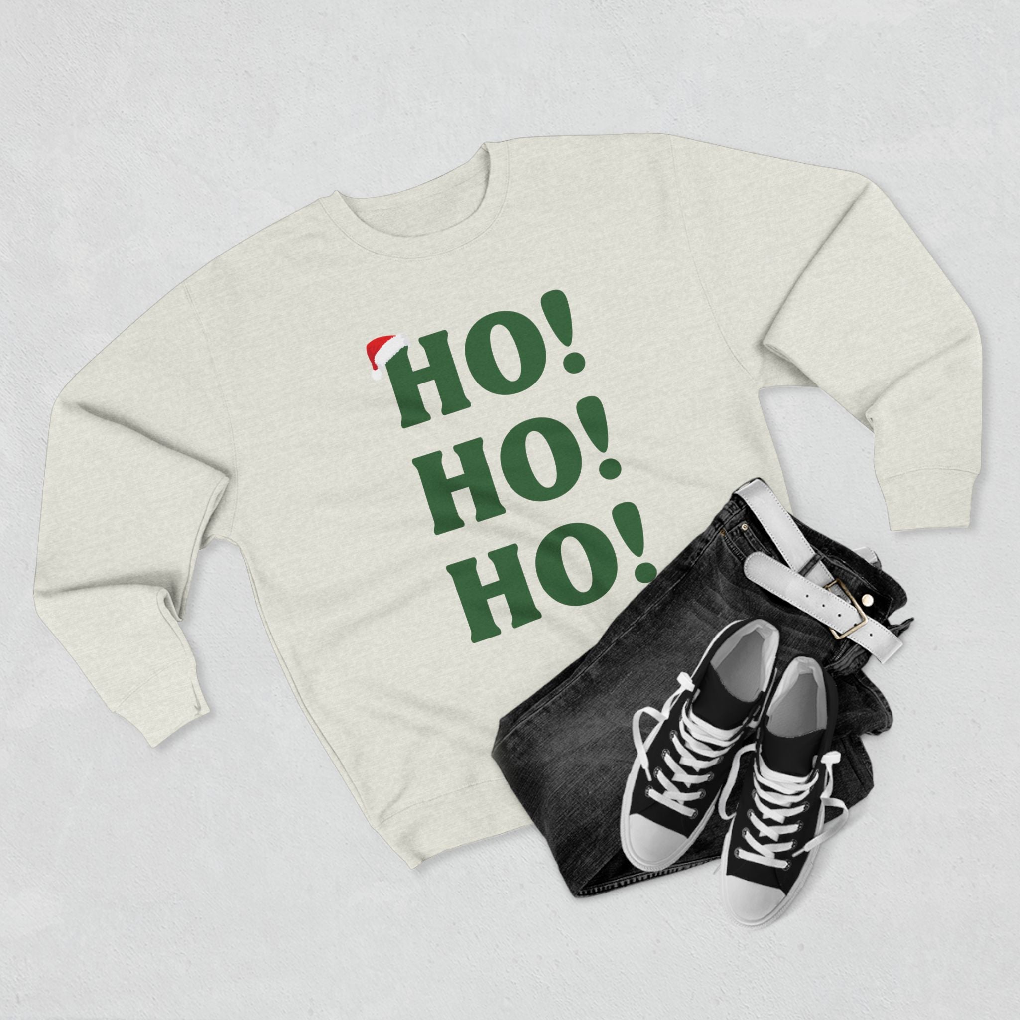 Christmas Cheer Unisex Crewneck Sweatshirt - HO! HO! HO!