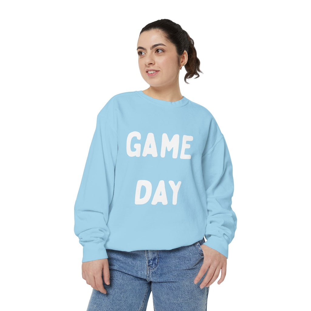 Game Day Unisex Garment-Dyed Sweatshirt
