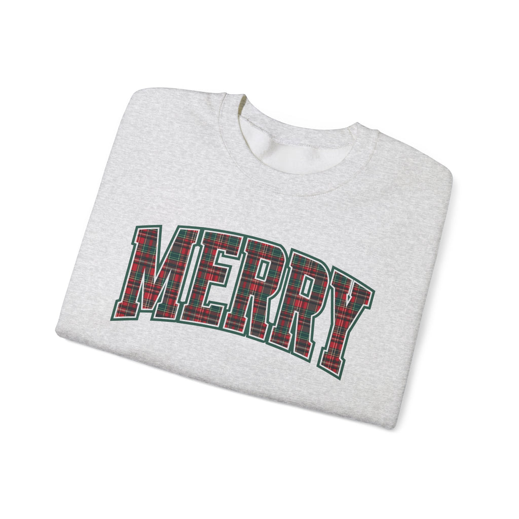 Merry Plaid Crewneck Sweatshirt