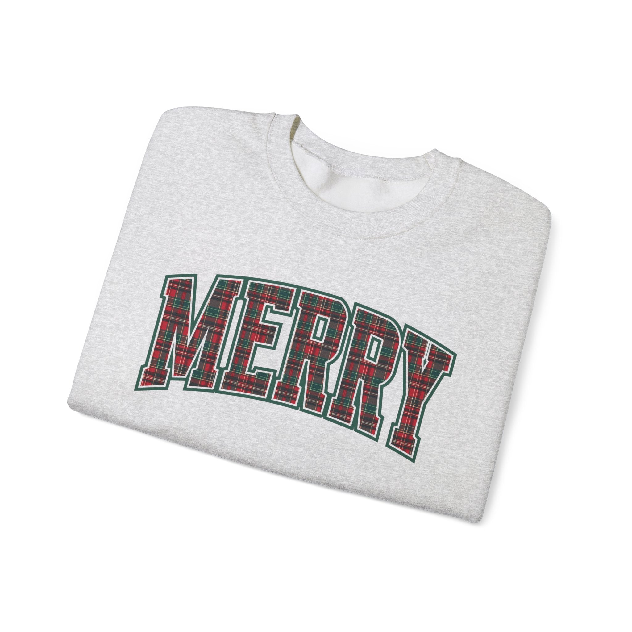 Merry Plaid Crewneck Sweatshirt