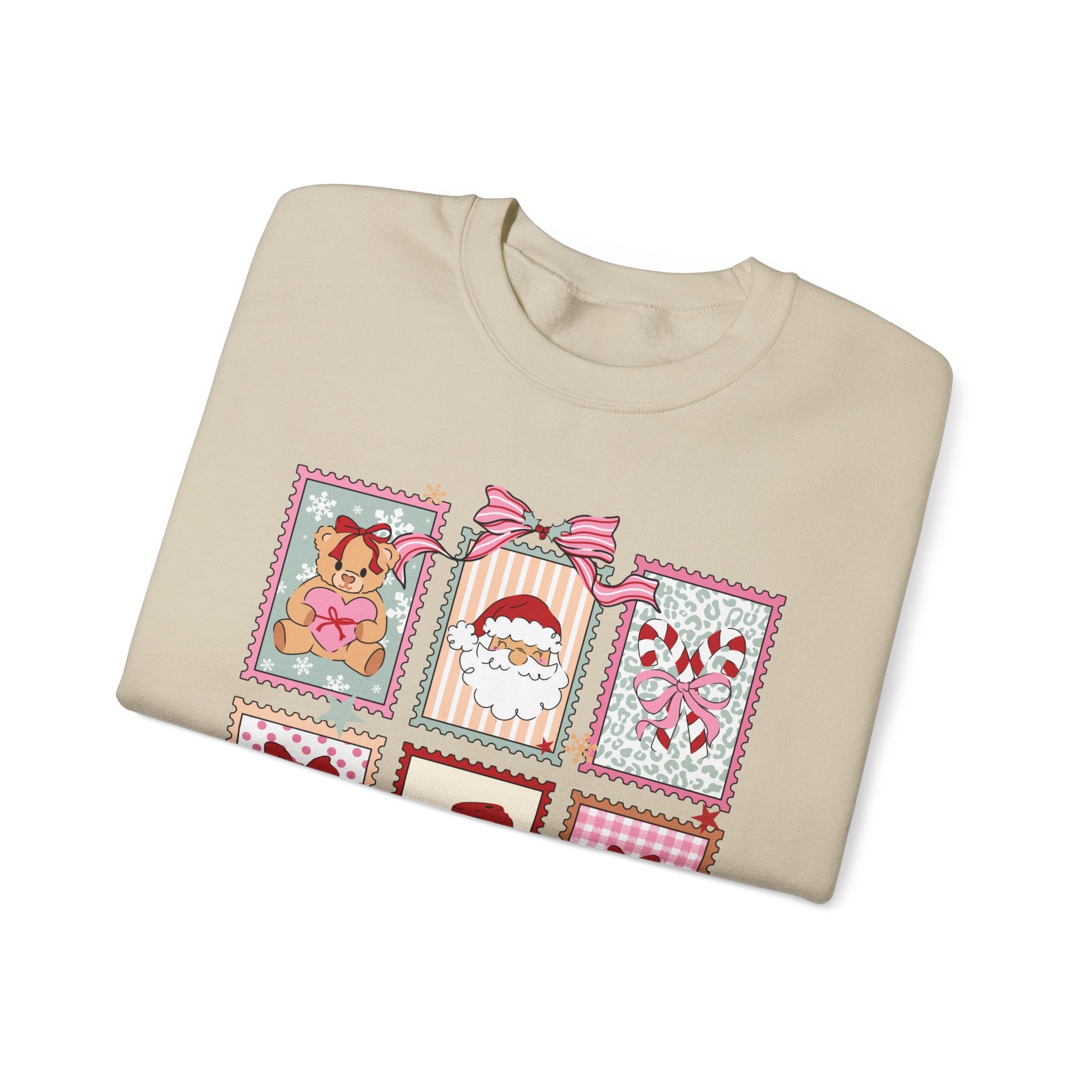 Christmas Stamp Crewneck Sweatshirt