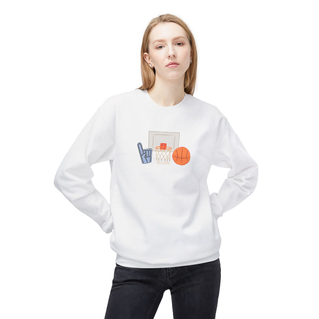 Basketball Fan Crewneck Sweatshirt - Unisex Softstyle Fleece