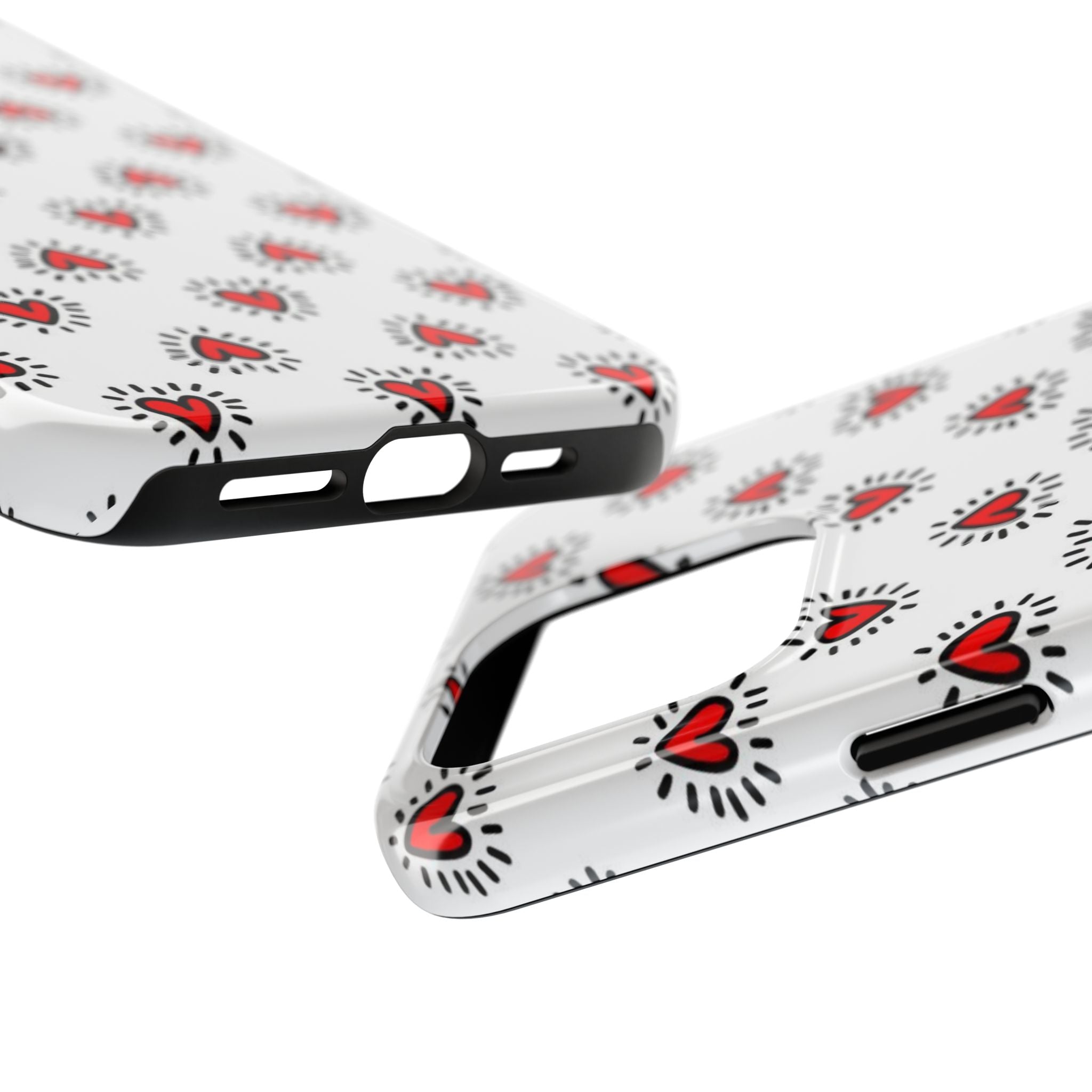 Heart Doodle Tough Phone Case