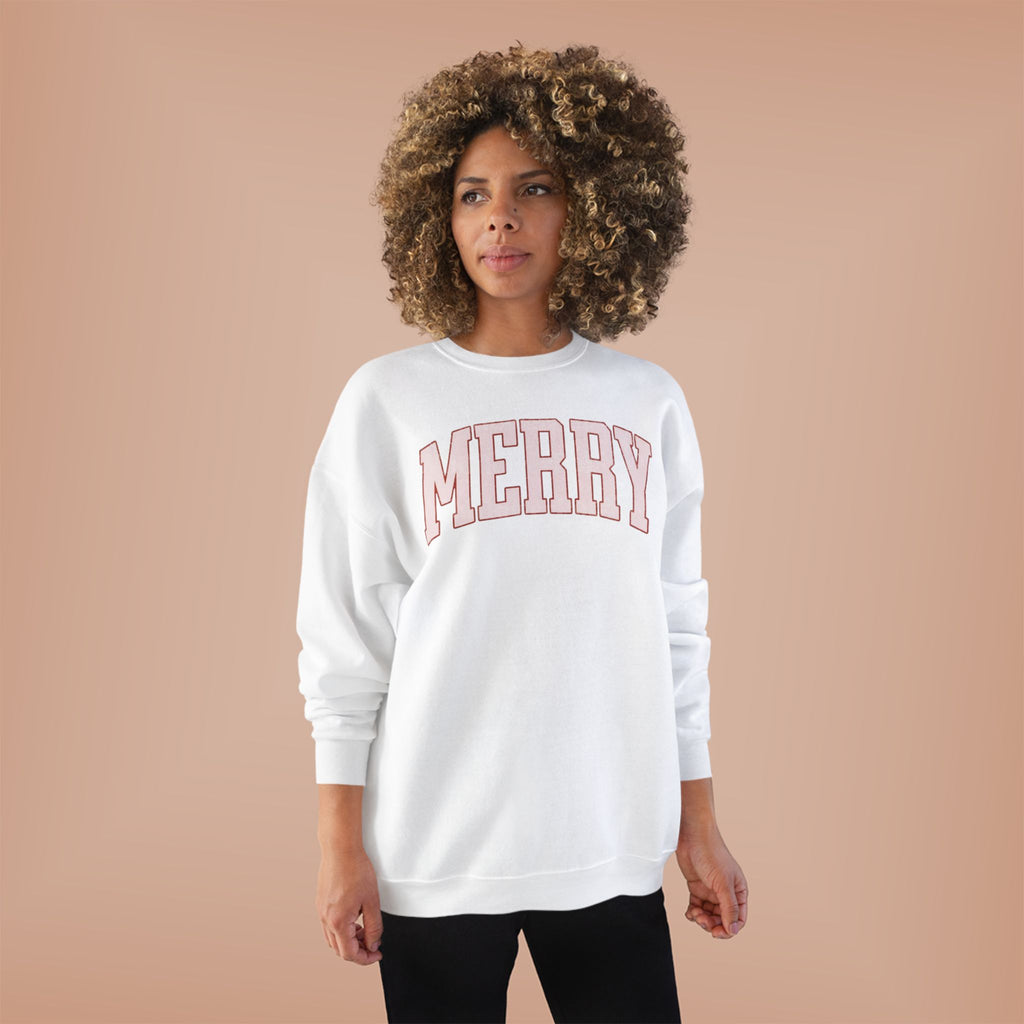 Merry Pink Crewneck Sweatshirt