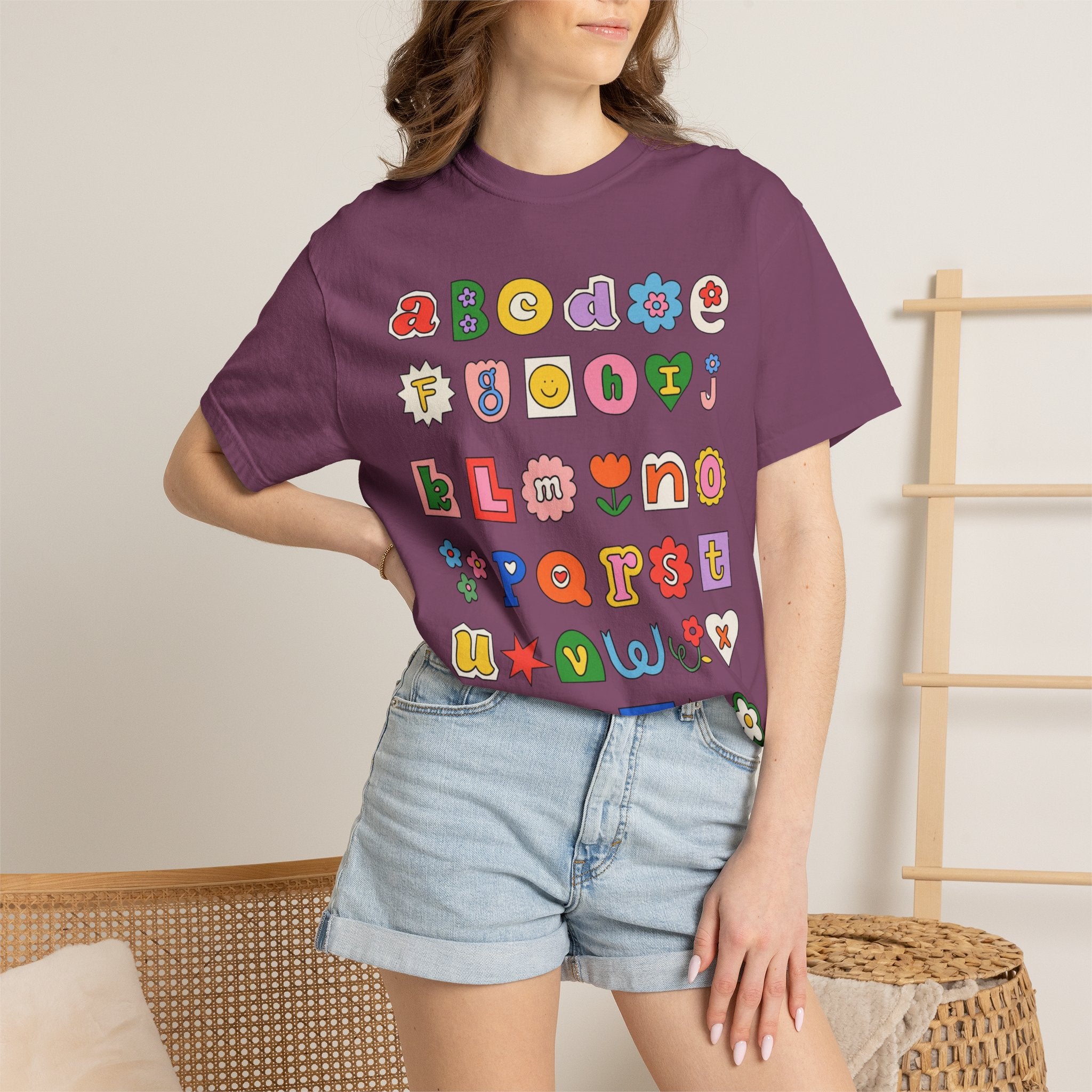 Preppy Alphabet Tee