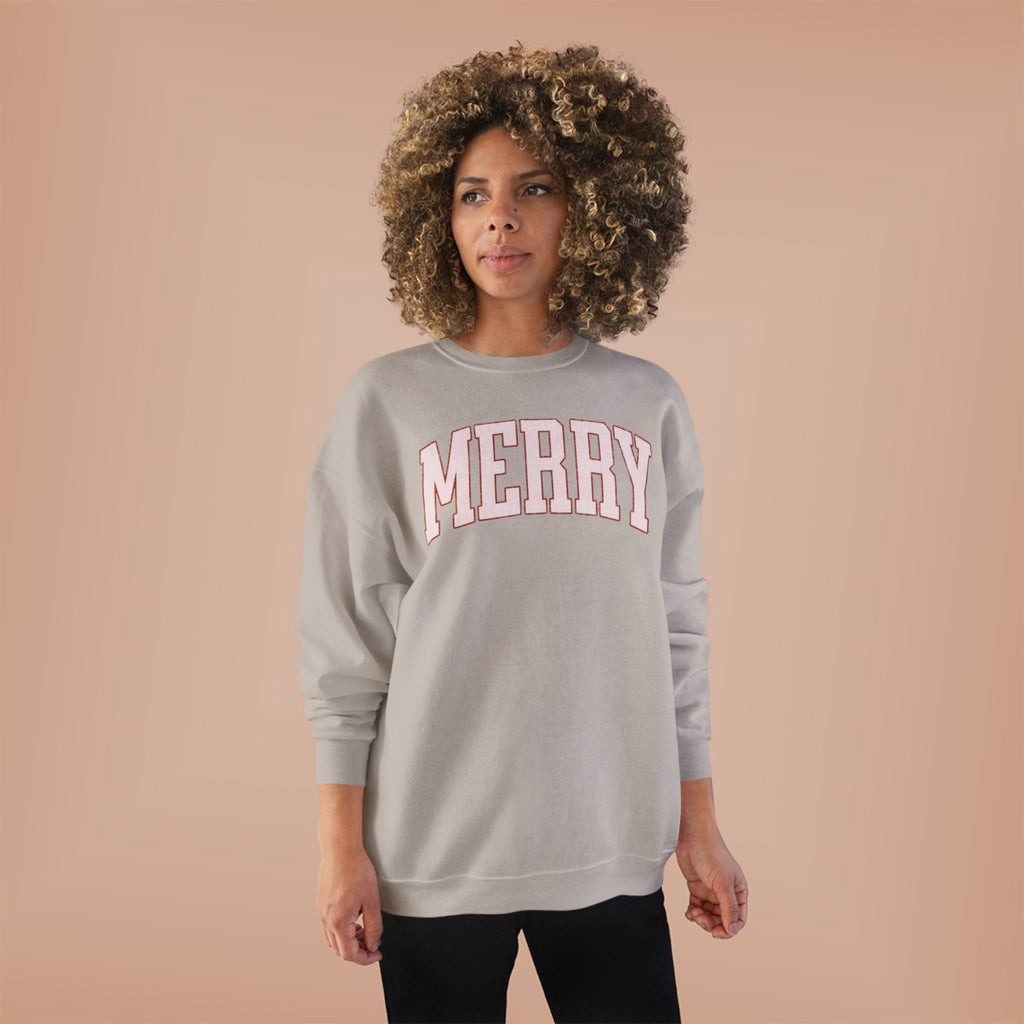 Merry Pink Crewneck Sweatshirt