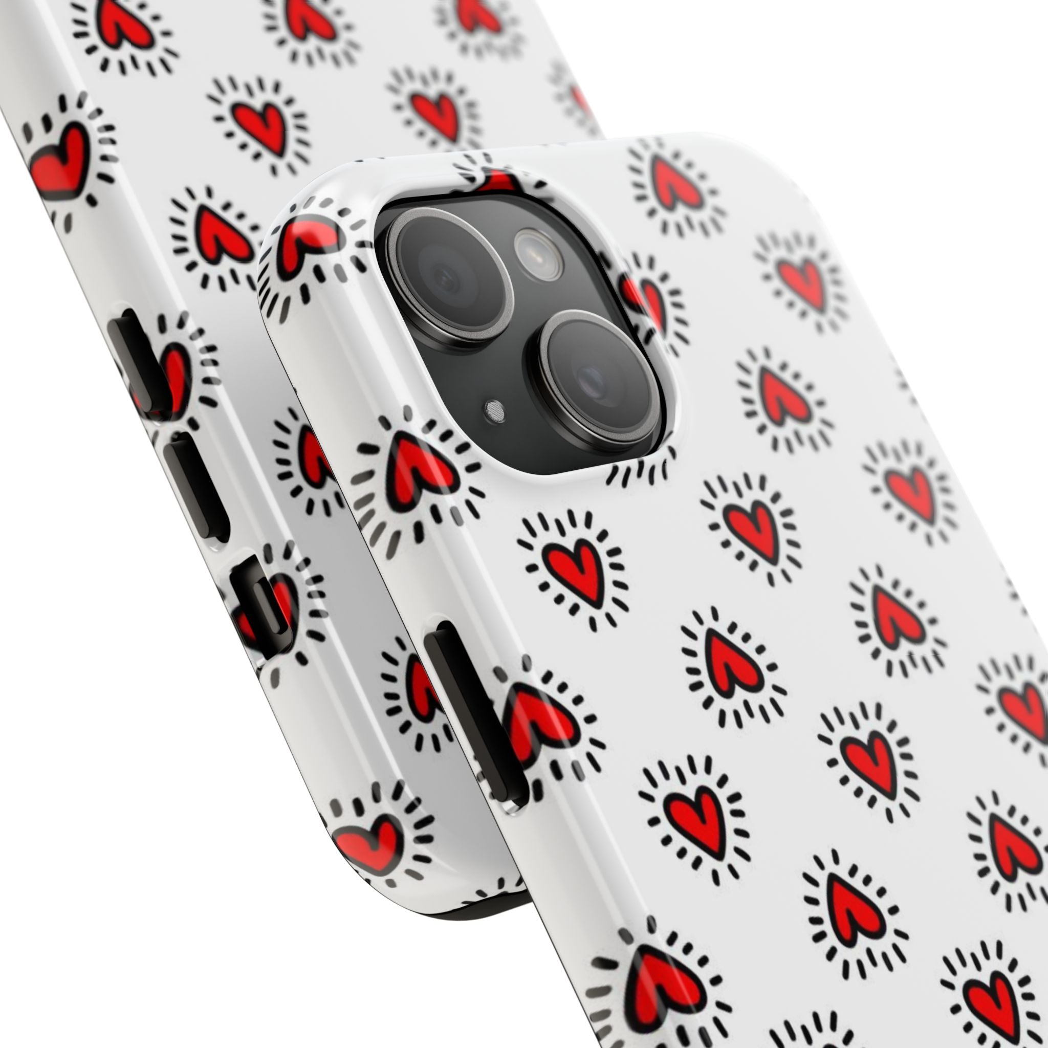Heart Doodle Tough Phone Case