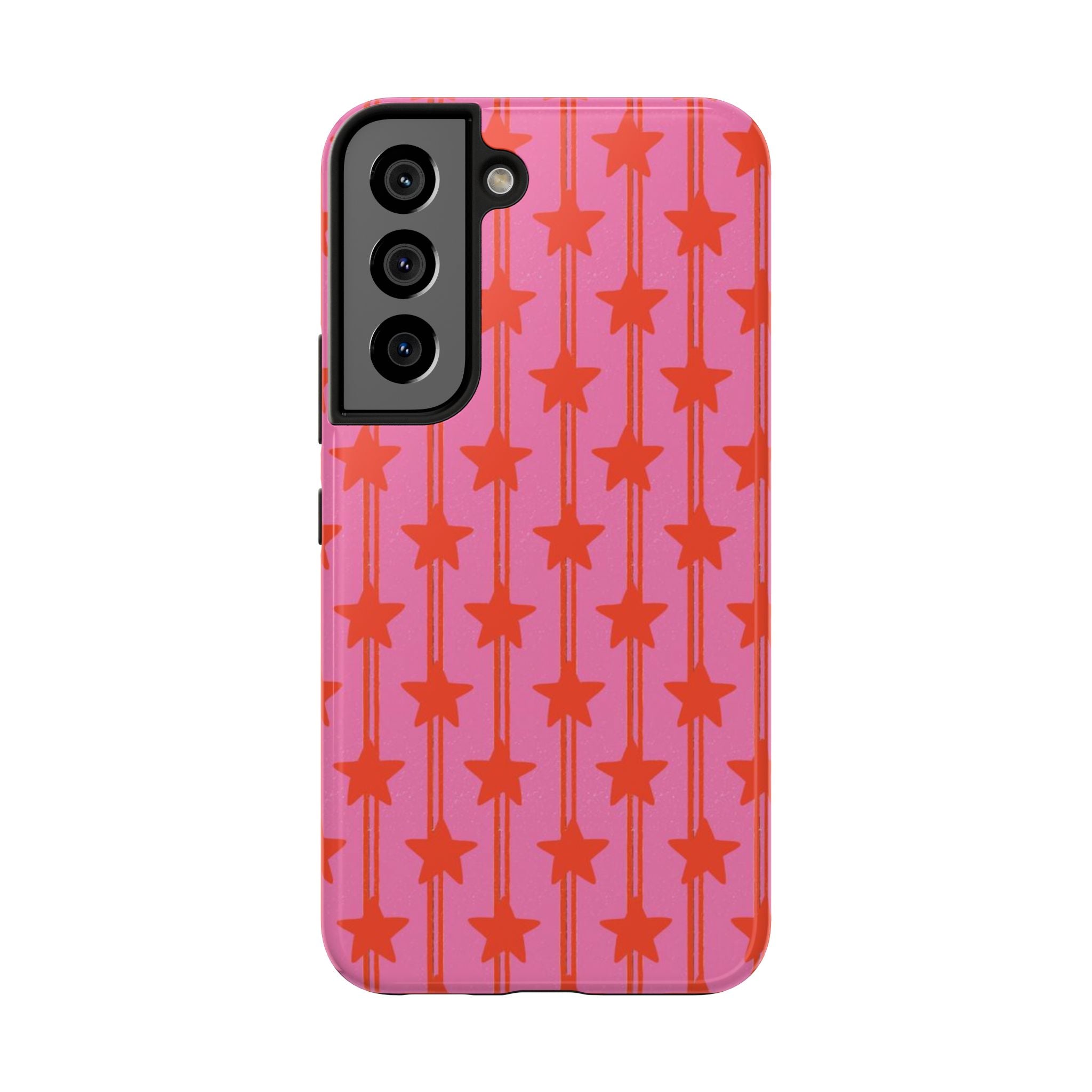 Pink Star Stripe Tough Phone Case