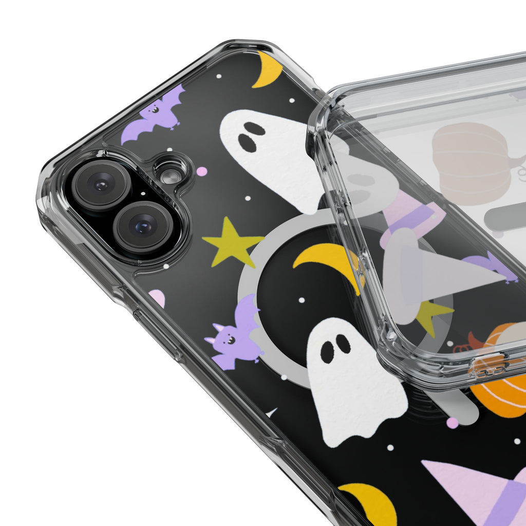 Ghost Transparent Background Magnetic Clear Impact Case