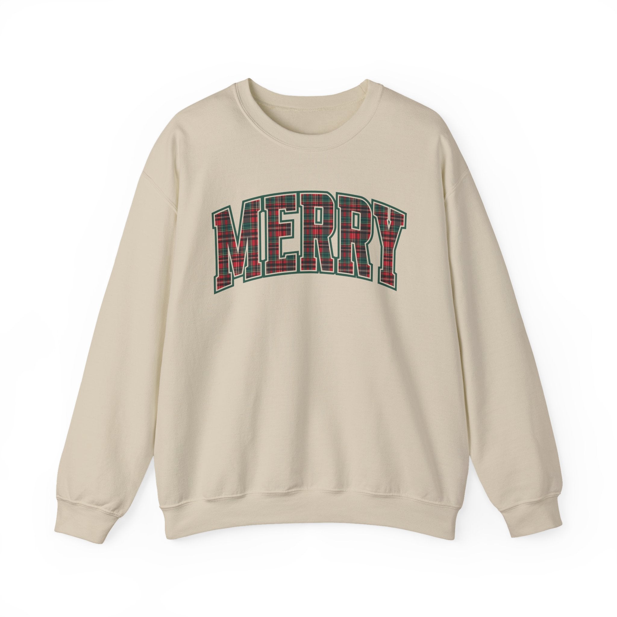 Merry Plaid Crewneck Sweatshirt