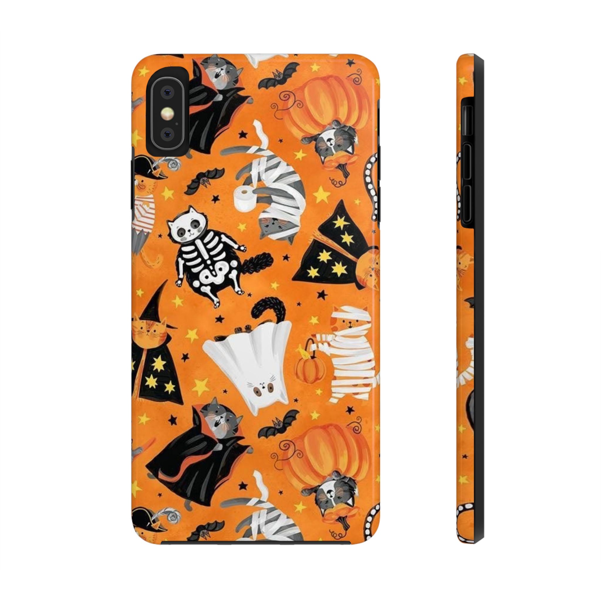 Spooky-Cat Halloween Tough Phone Case