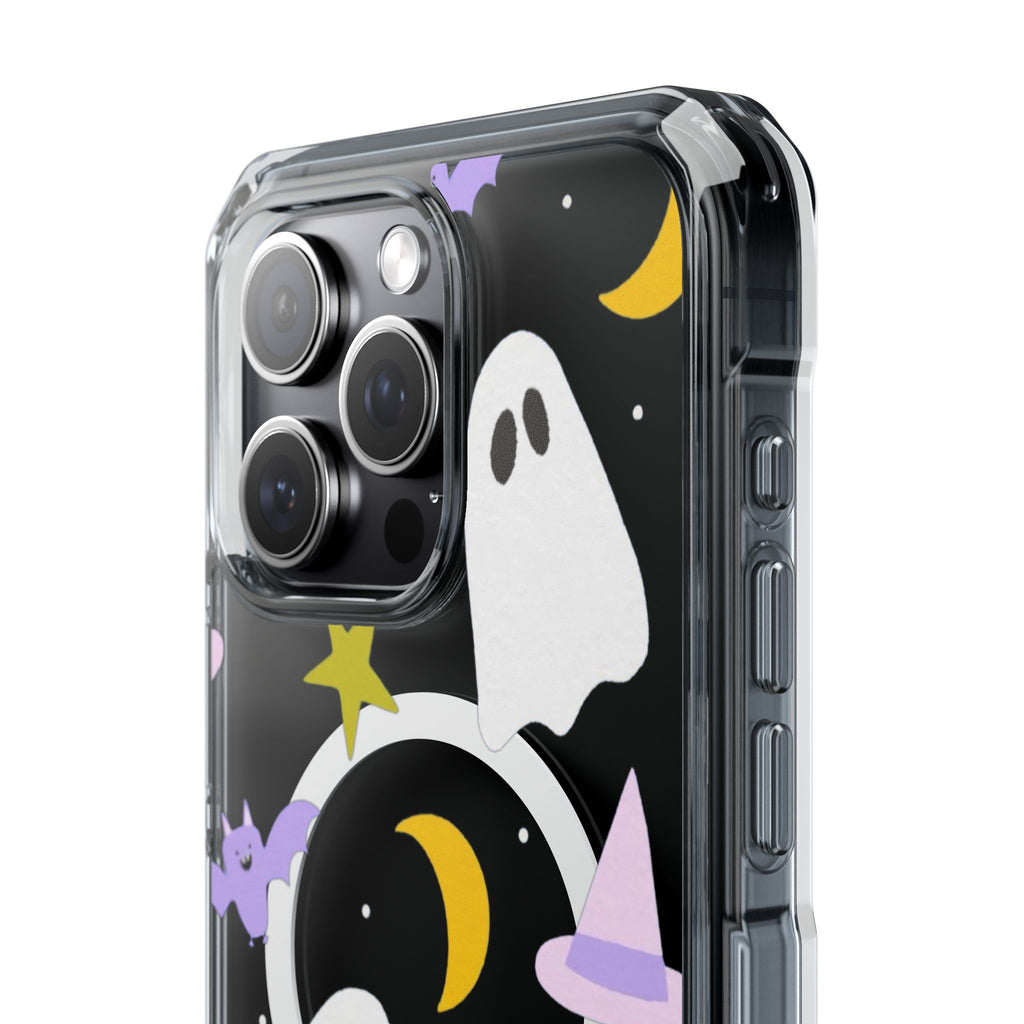 Ghost Transparent Background Magnetic Clear Impact Case