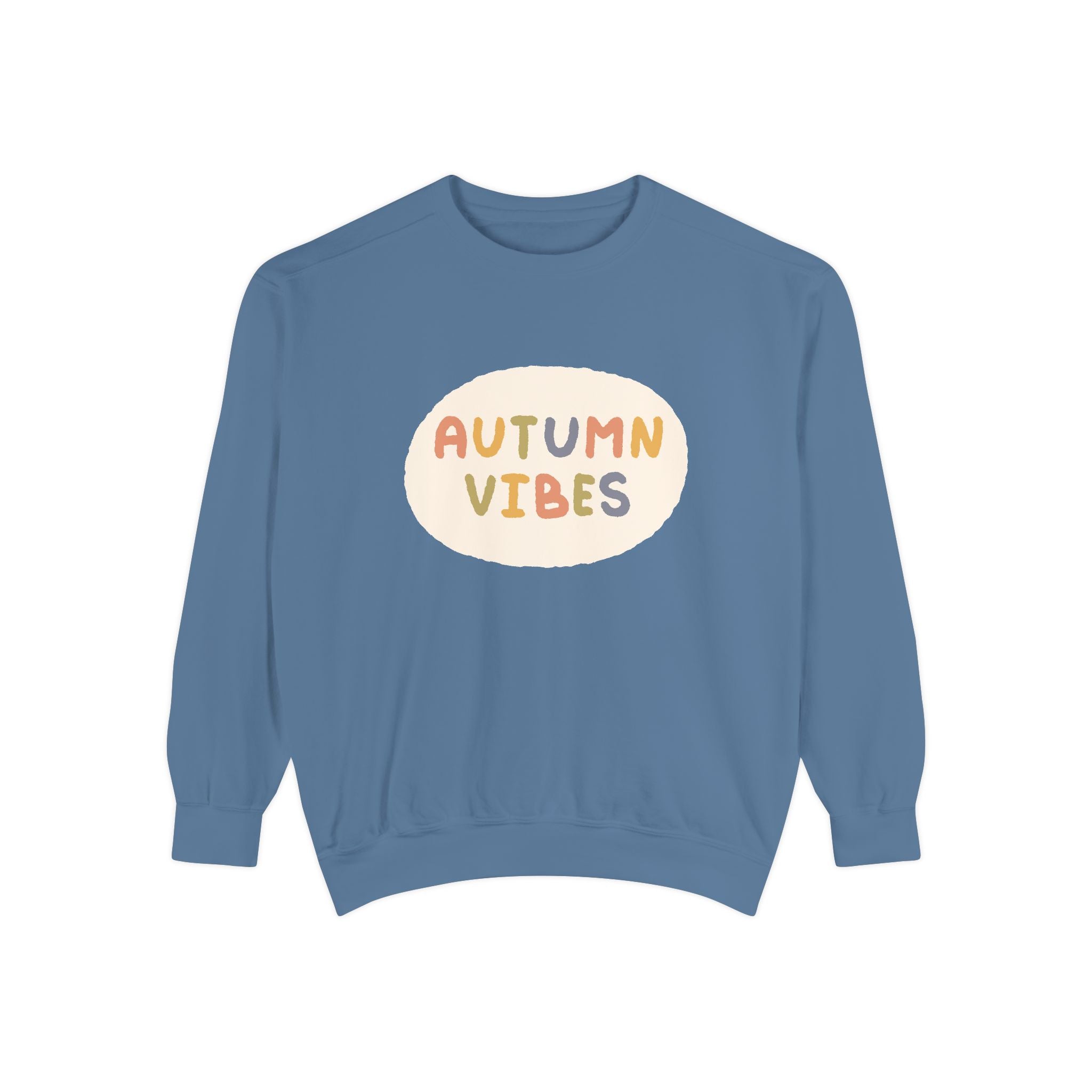 Unisex Autumn Vibes Garment-Dyed Sweatshirt