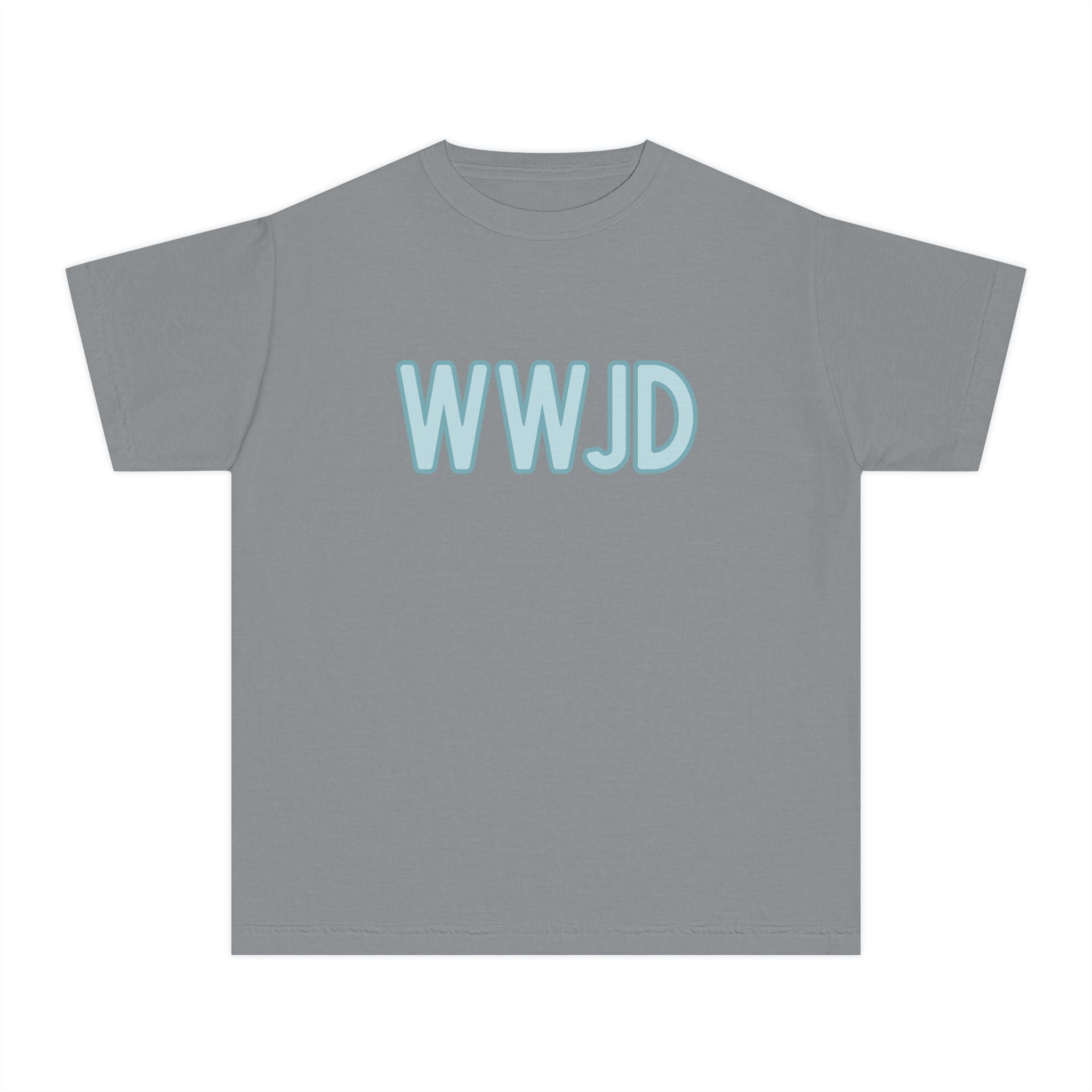Youth WWJD Midweight Tee for Faith-Inspired Kids