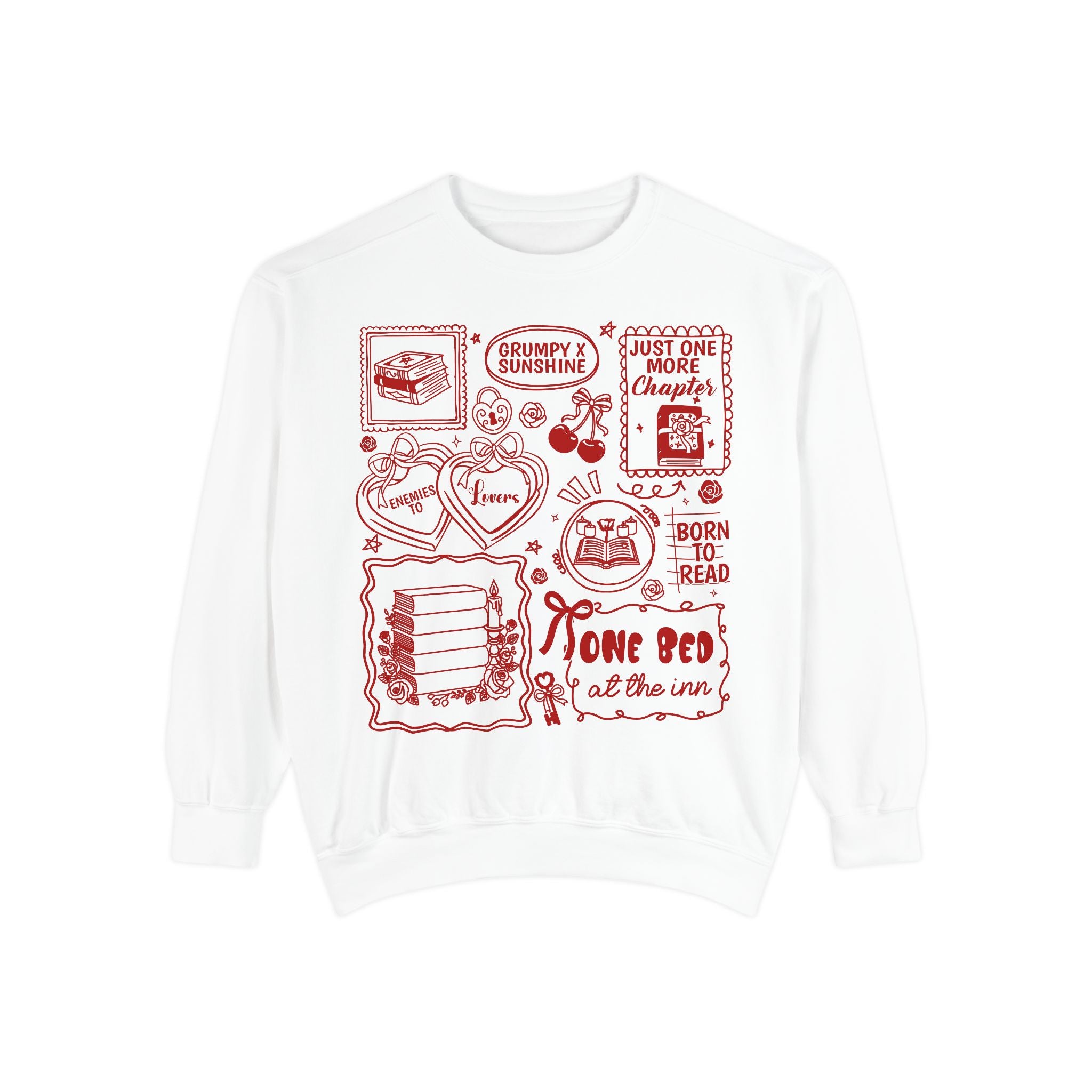 Book Trope Garment-Dyed Sweatshirt