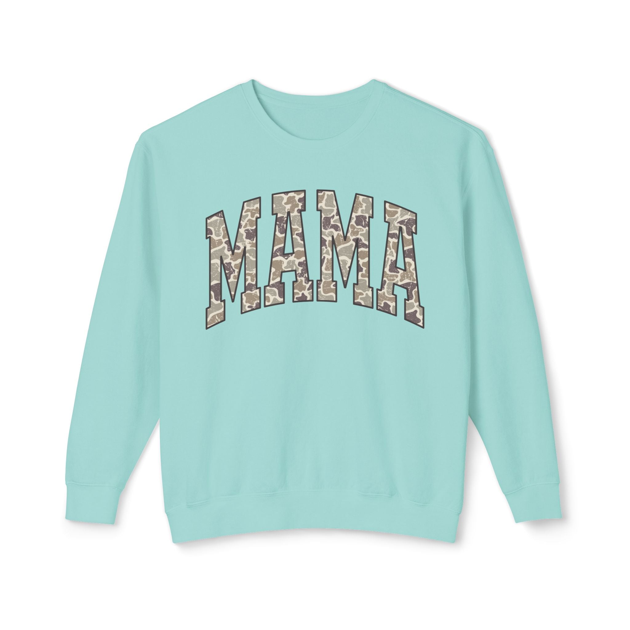Stylish Mama Sweatshirt for Moms, Casual Gift for Mother's Day, Lightweight Crewneck Pullover, Cozy Everyday Wear, Trendy Fashion