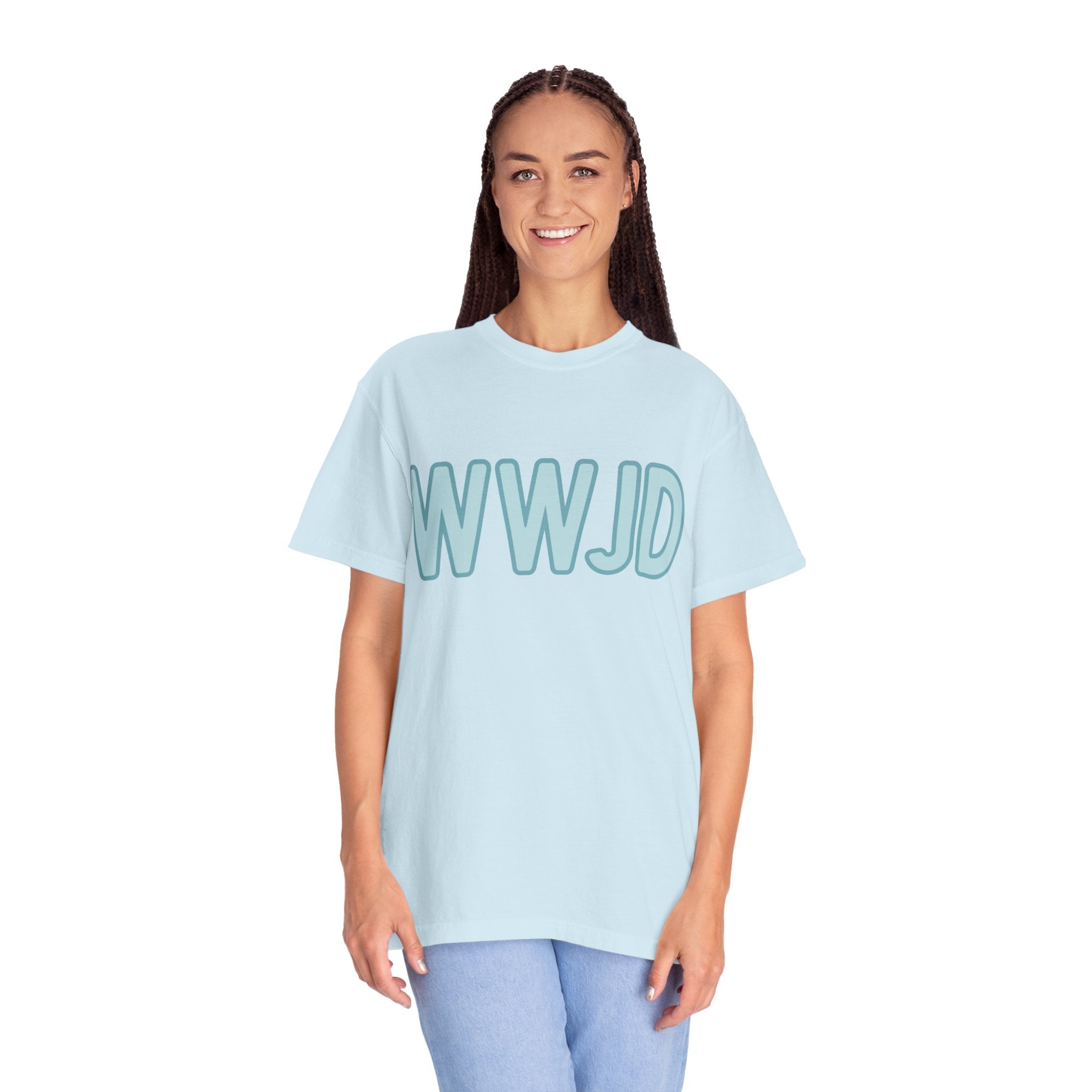 WWJD Unisex Garment-Dyed T-Shirt