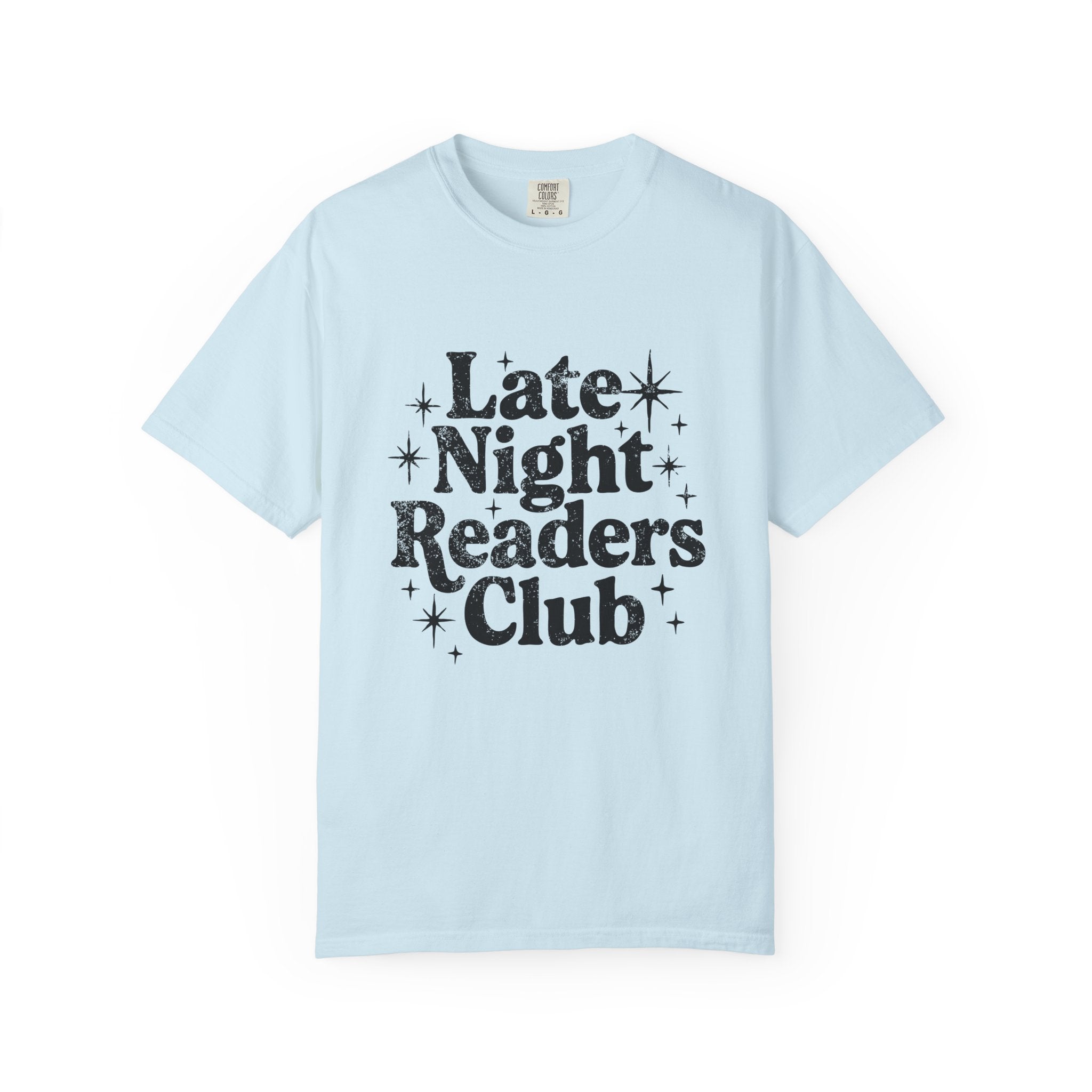 Late Night Readers Club Unisex T-Shirt | Cozy Book Lover's Tee for Night Owls, Perfect Gift for Readers & Bookworms